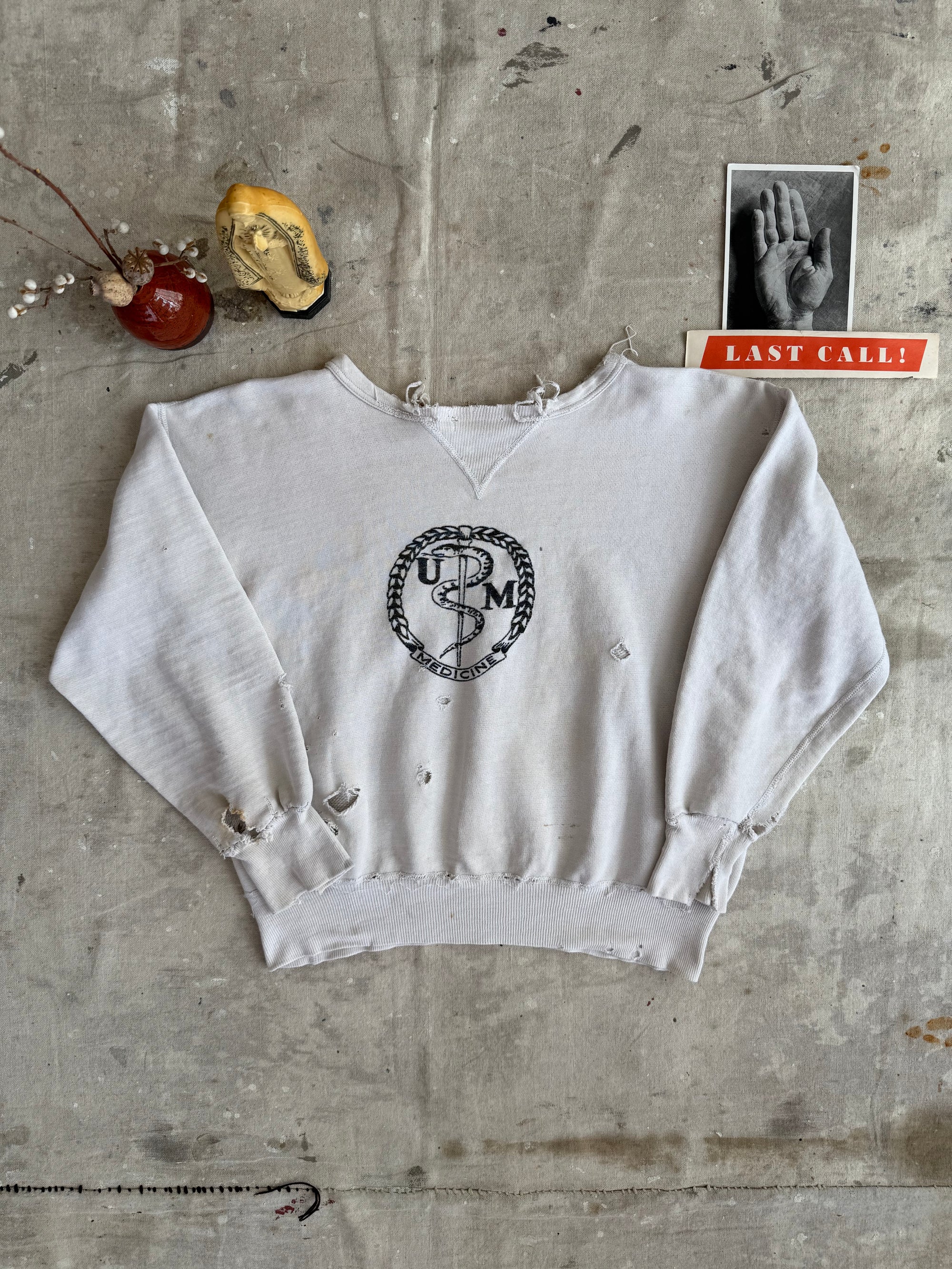 1940s Single V School of Medicine Sweatshirt