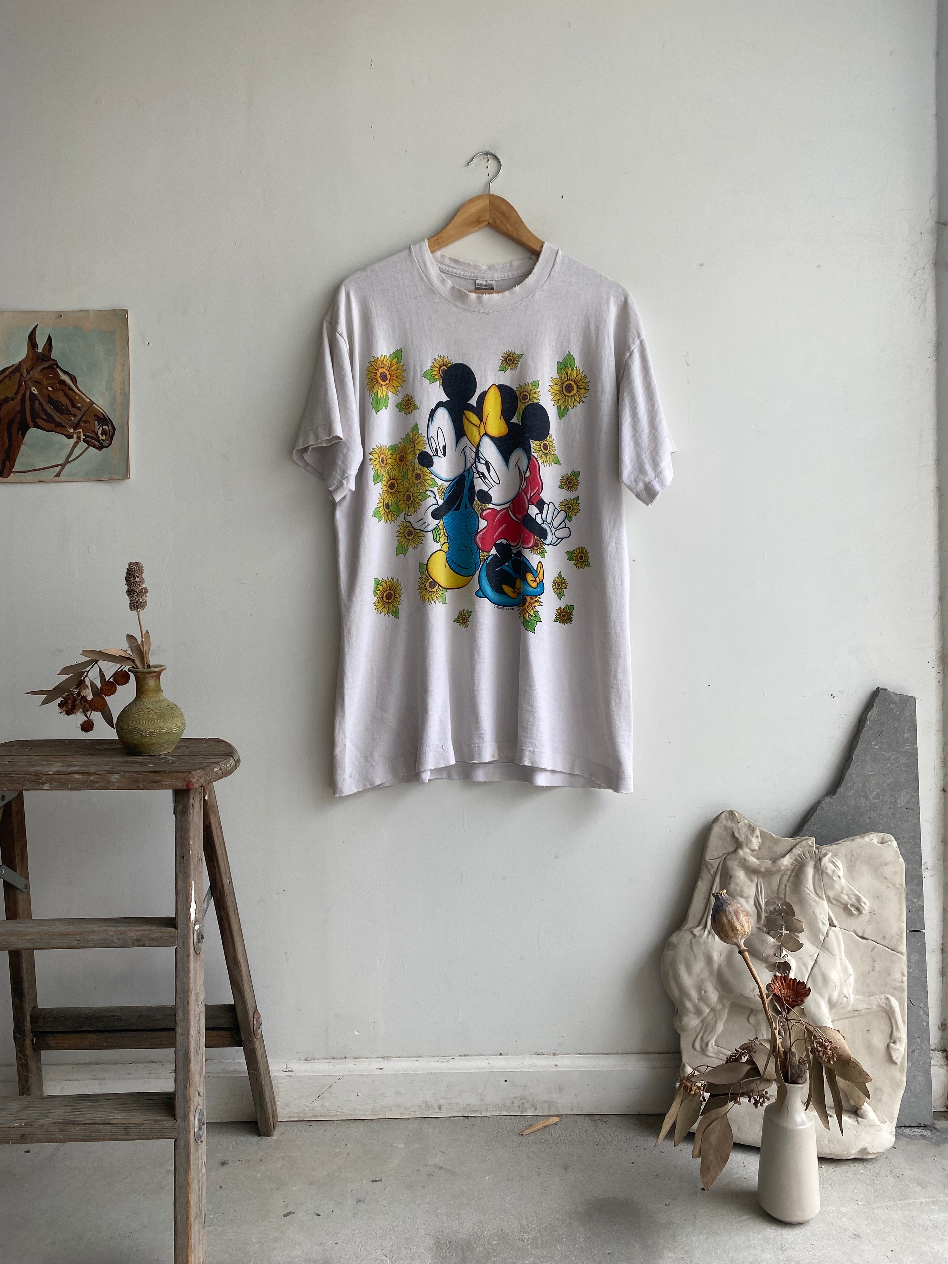 1980s Mickey and Minnie Bootleg T-Shirt (XXL)