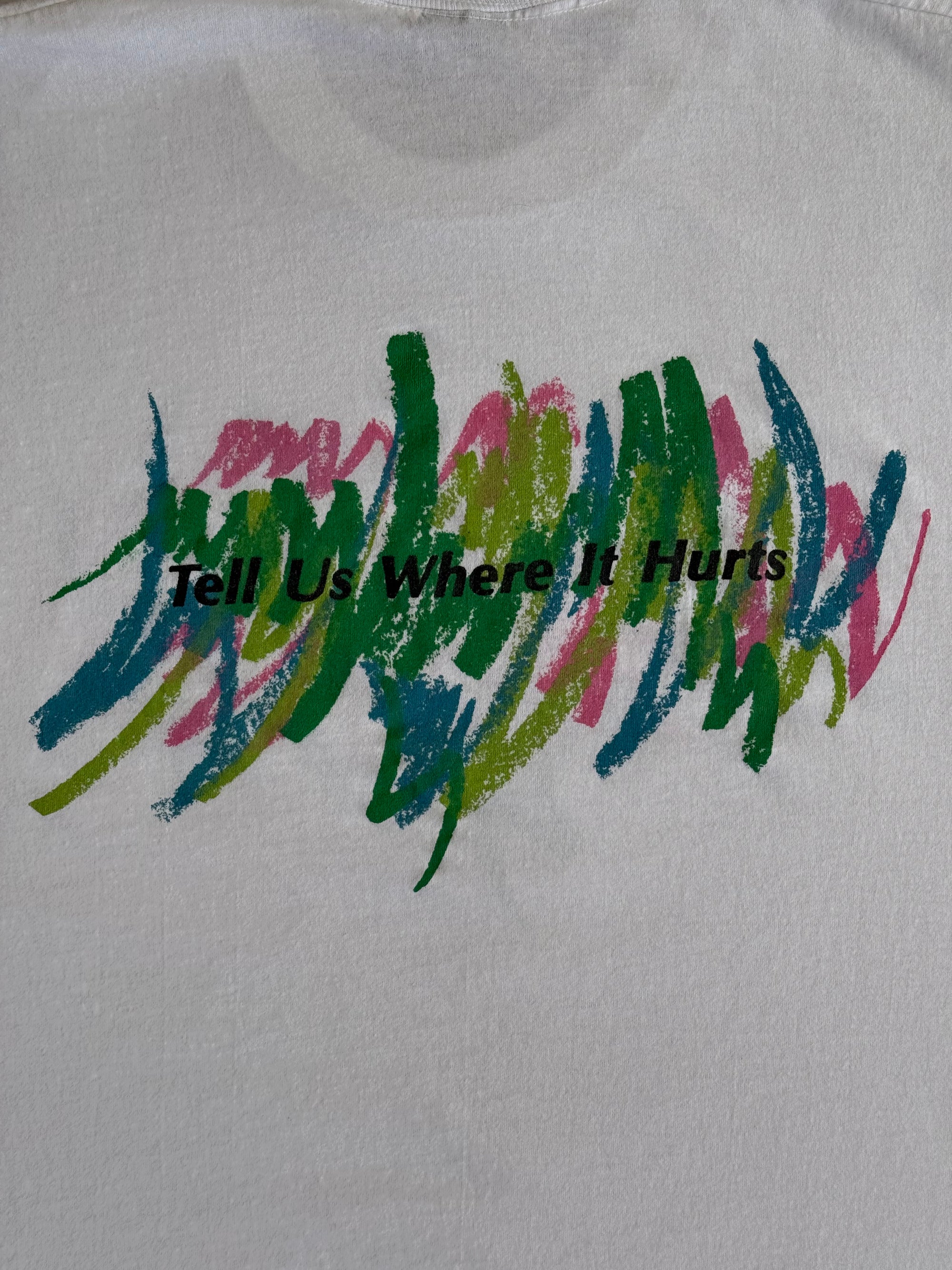 1990s “Tell Us Where It Hurts” Rehabilitation Tee