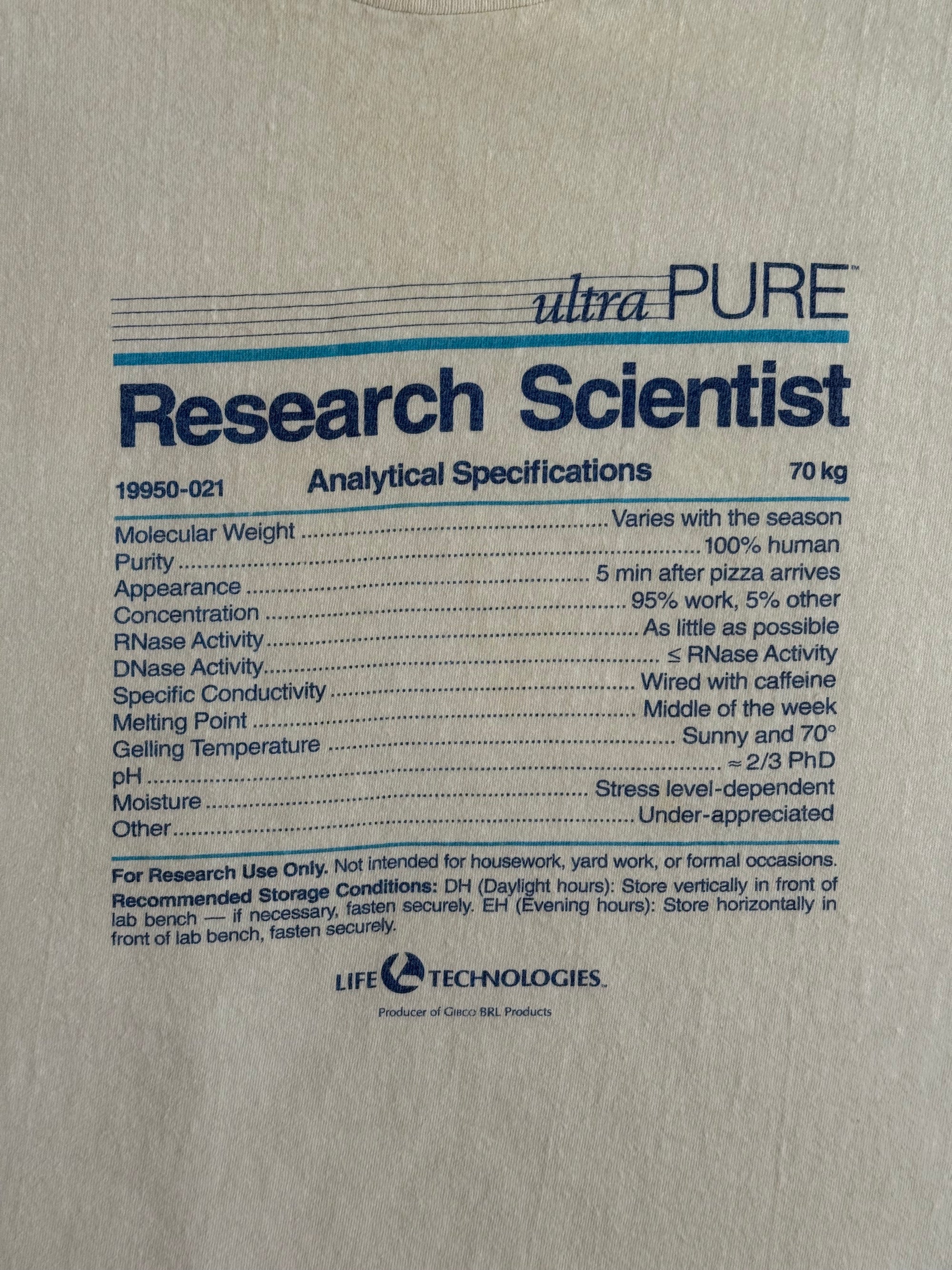 1990s Research Scientist T-Shirt