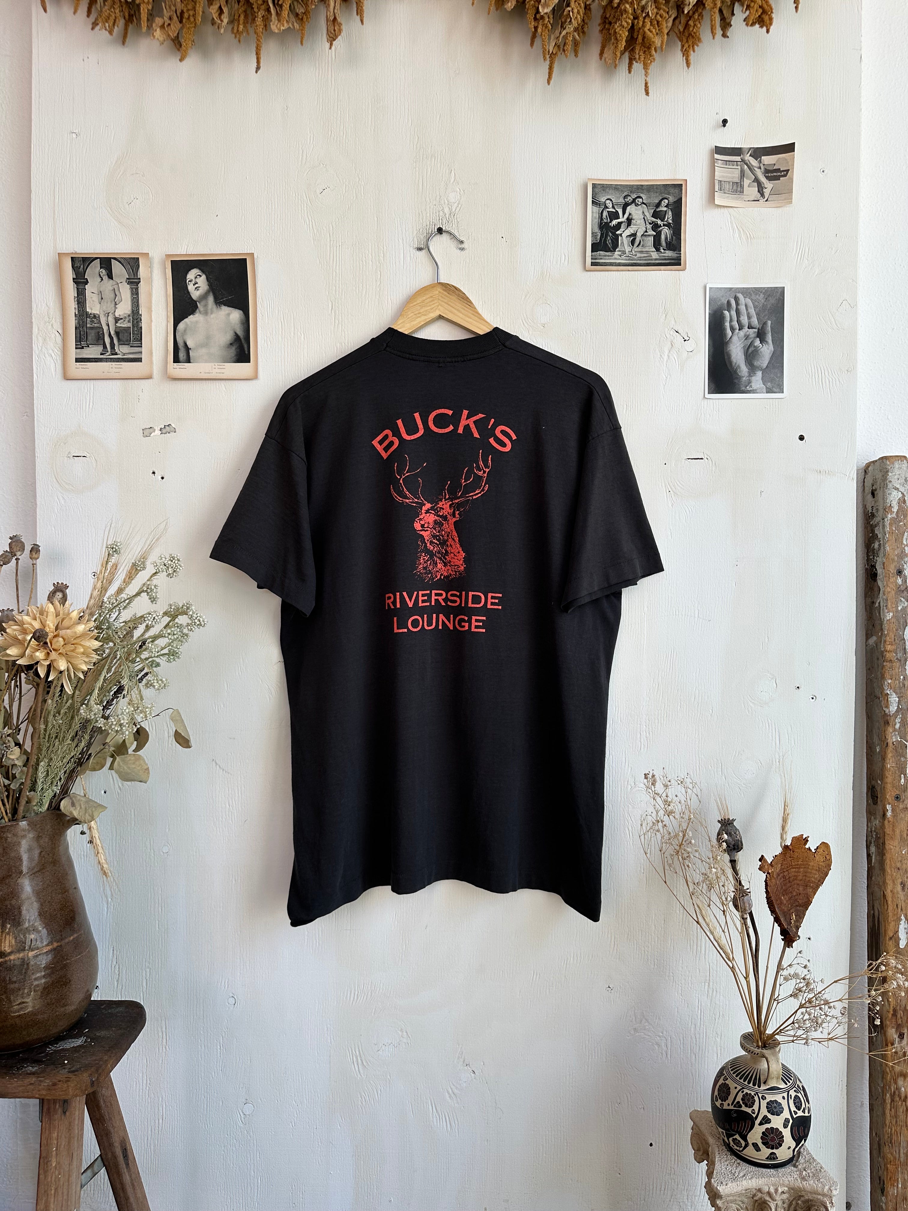 1980s Well-Worn Bucks Riverside Lounge Tee (XL)