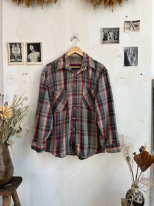 1990s Well Worn Cotton Flannel (L)