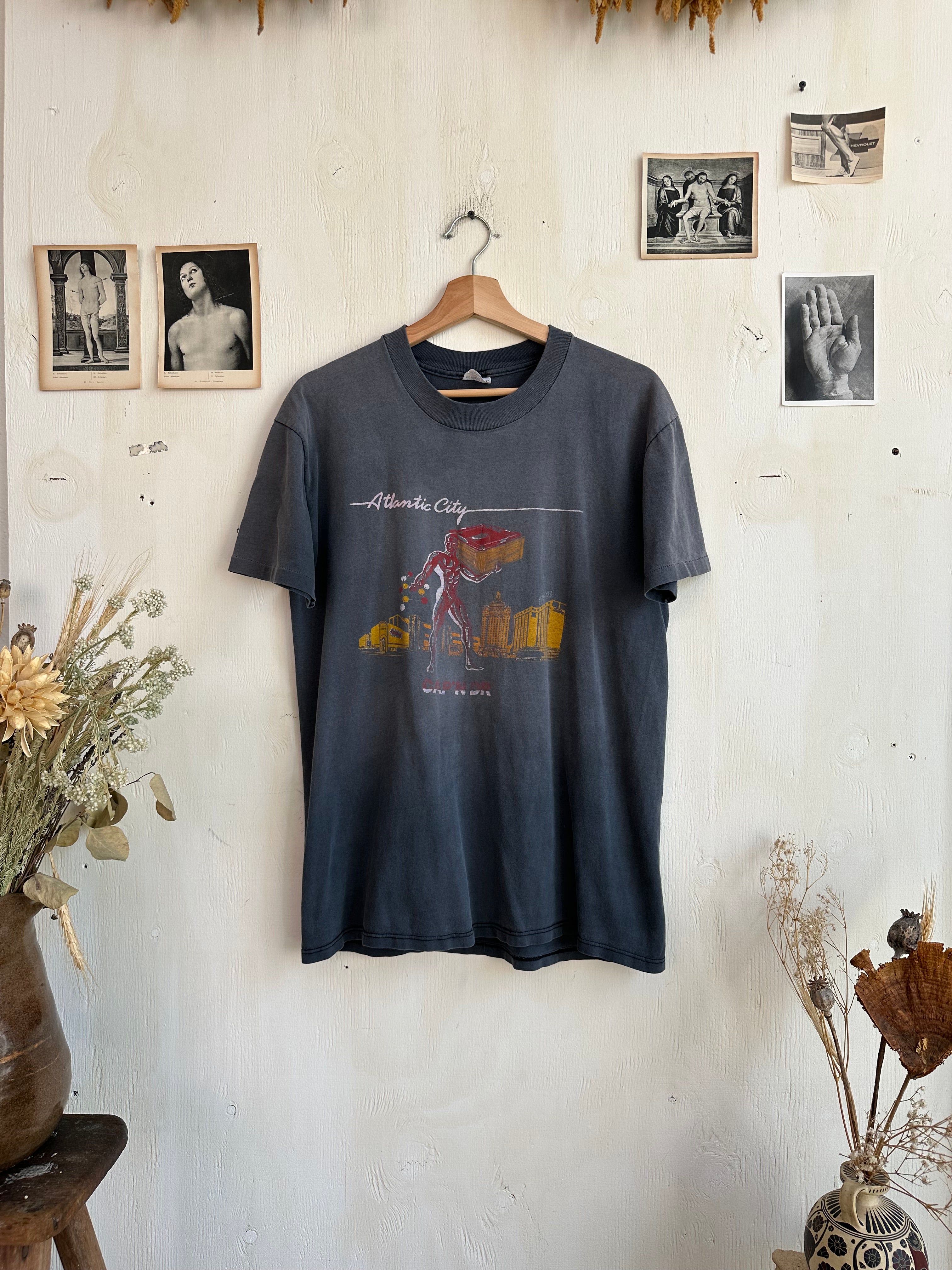 1980s Sunfaded Atlantic City Tee (L)