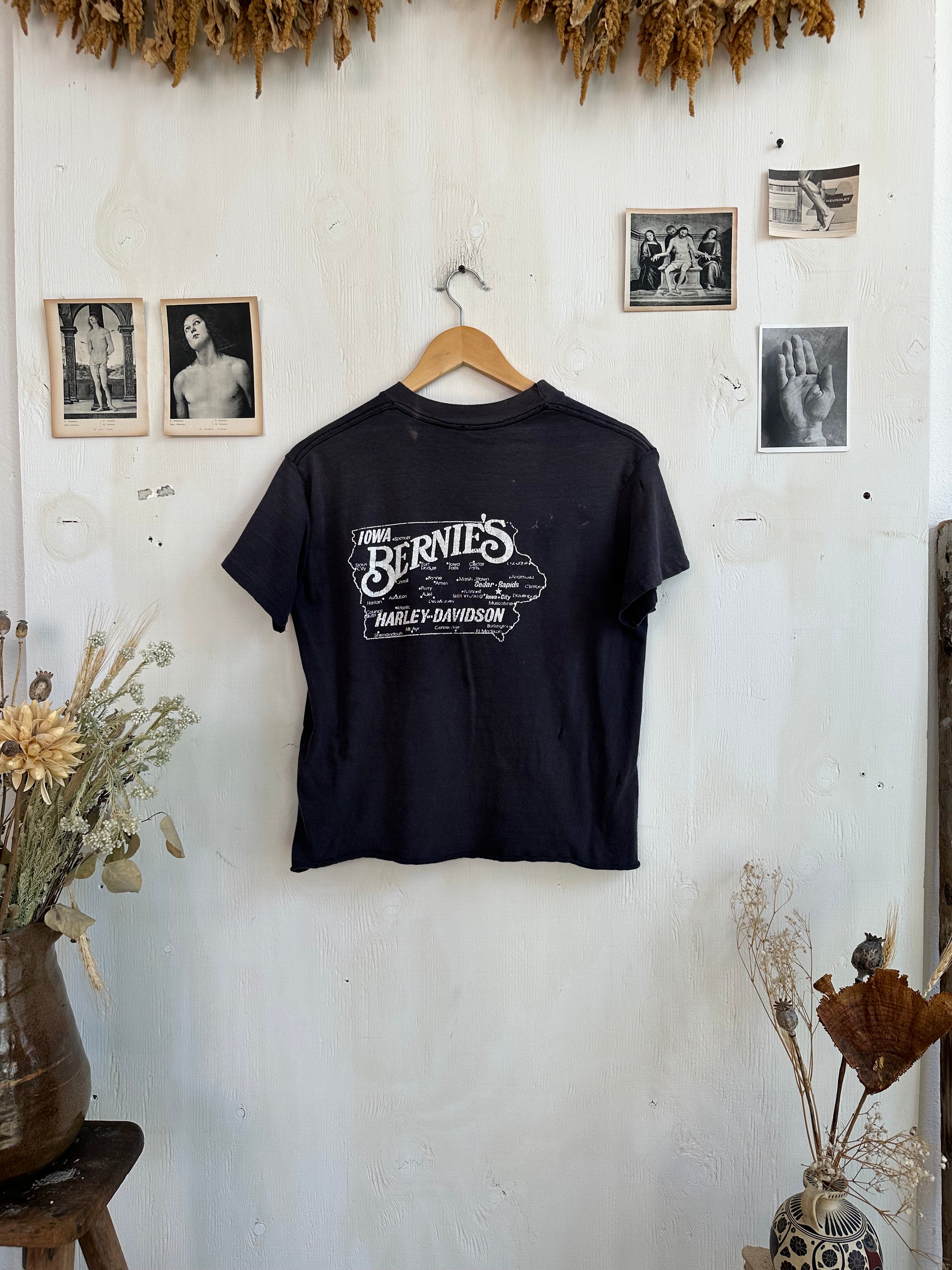 1980s Sunfaded Harley Davidson Angels Tee (S/M)