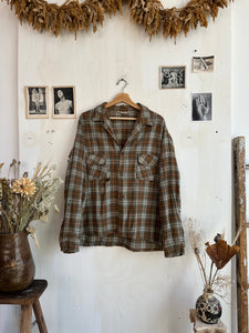 1950s Gauzy Thrashed Flannel (Boxy XL)