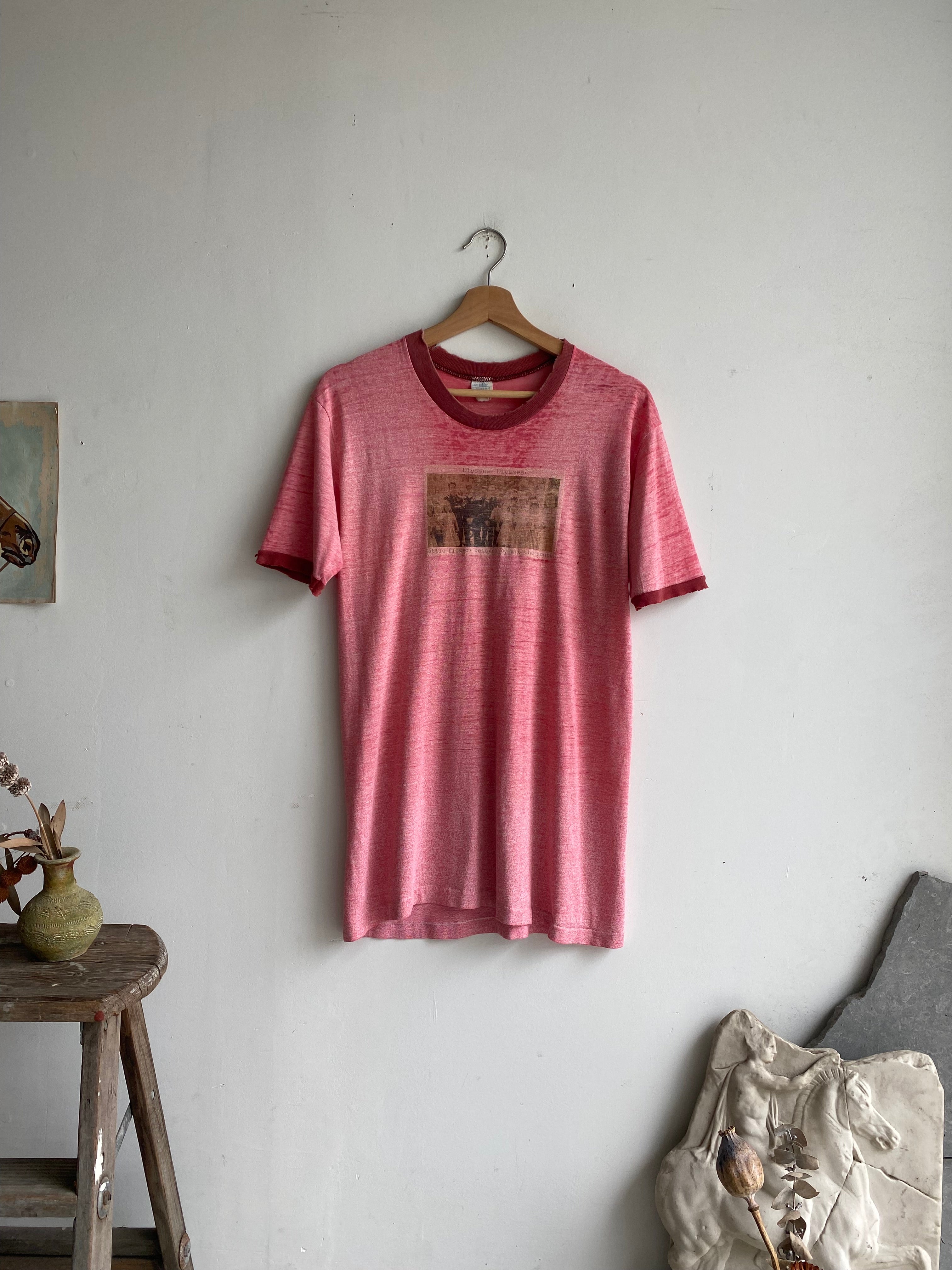 1980s Homemade Faded Ulysses T-Shirt (M/L)