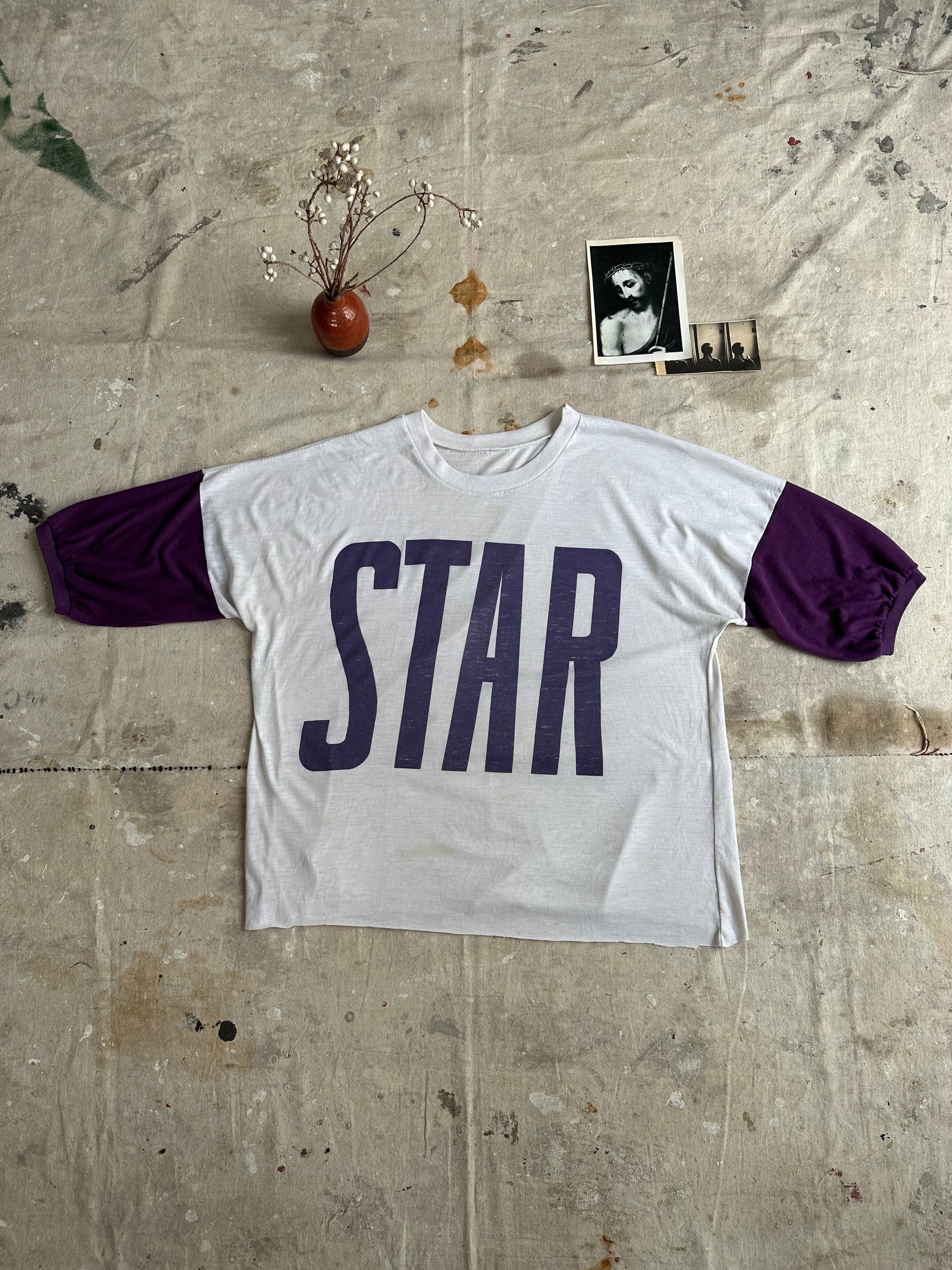 1980s Star Half-Sleeve T-Shirt
