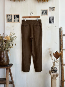 1960s Flat Front Straight Leg Trouser (31/31)