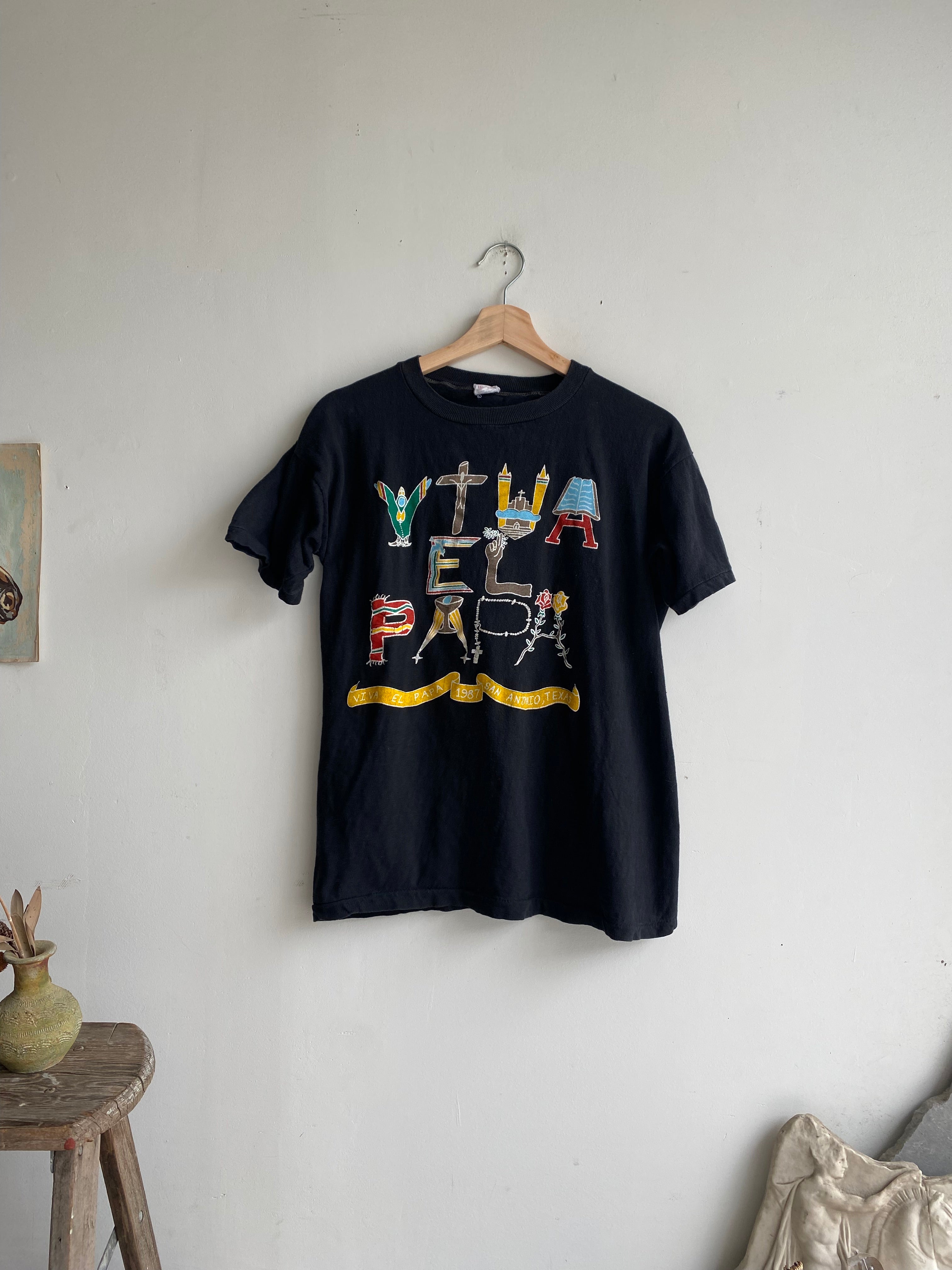 1987 Viva El Papa T-Shirt (M)