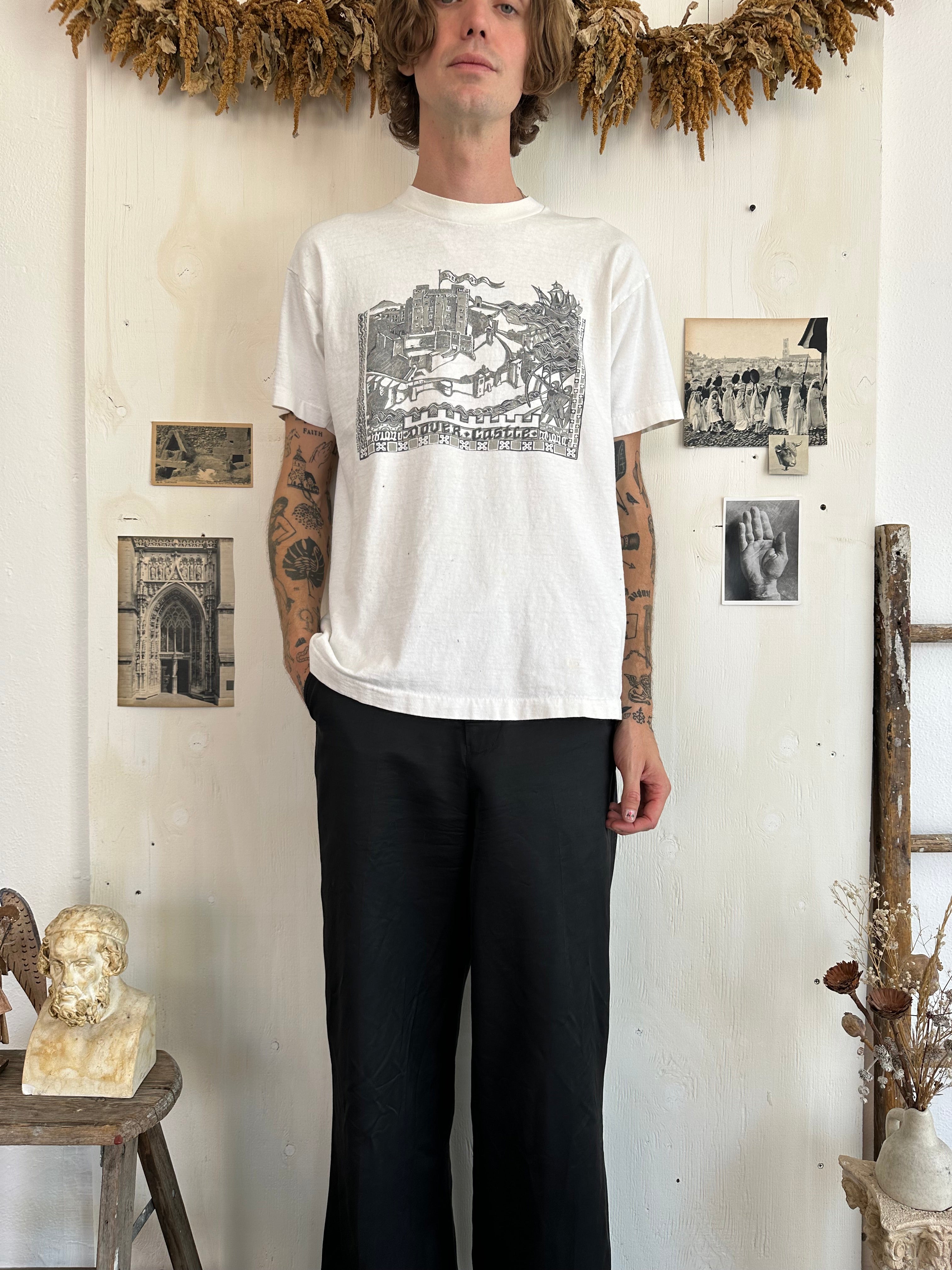 1990s Dover Castle T-Shirt (Boxy XL)