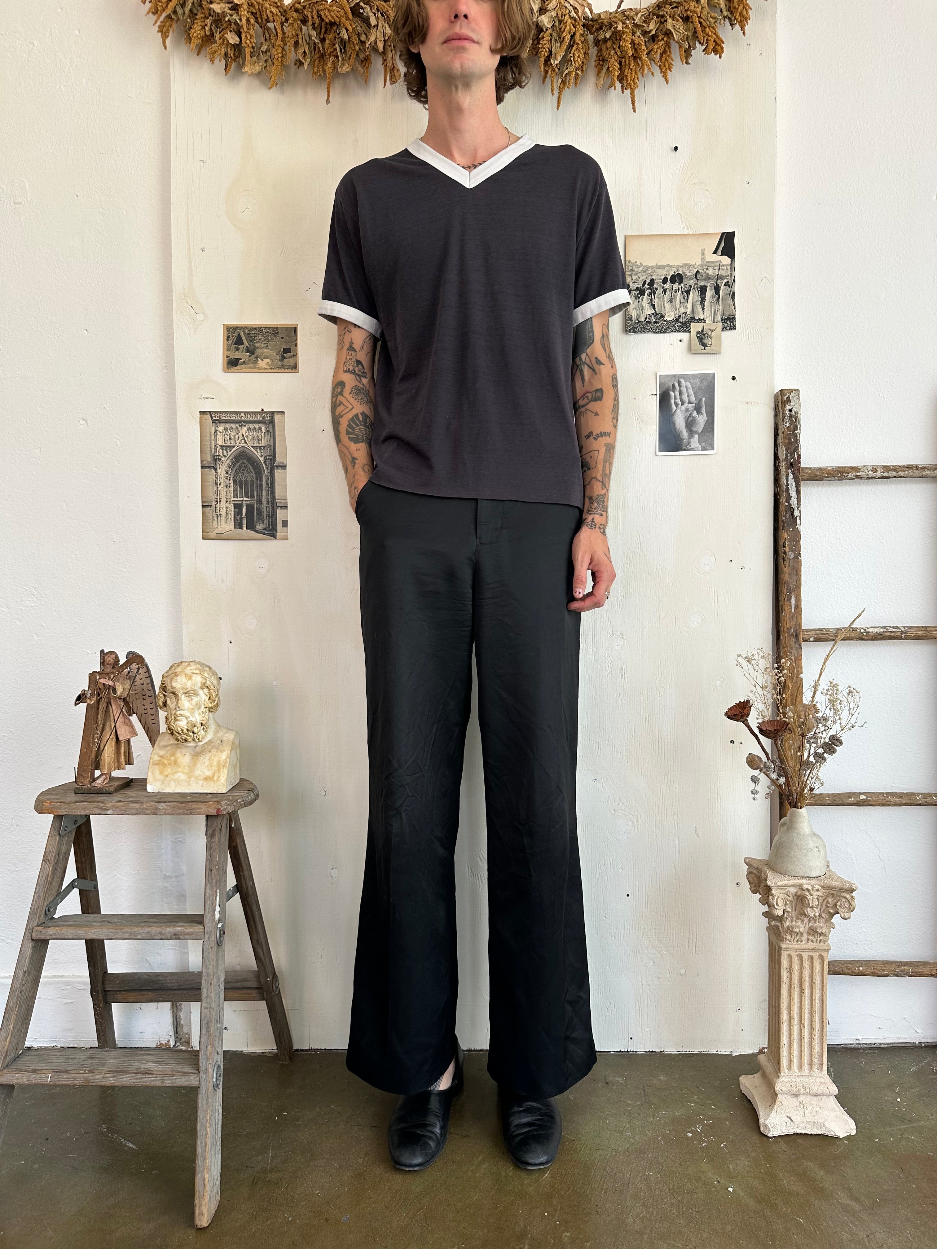 1980s Paper-Thin Black Athletic Blank (XL)