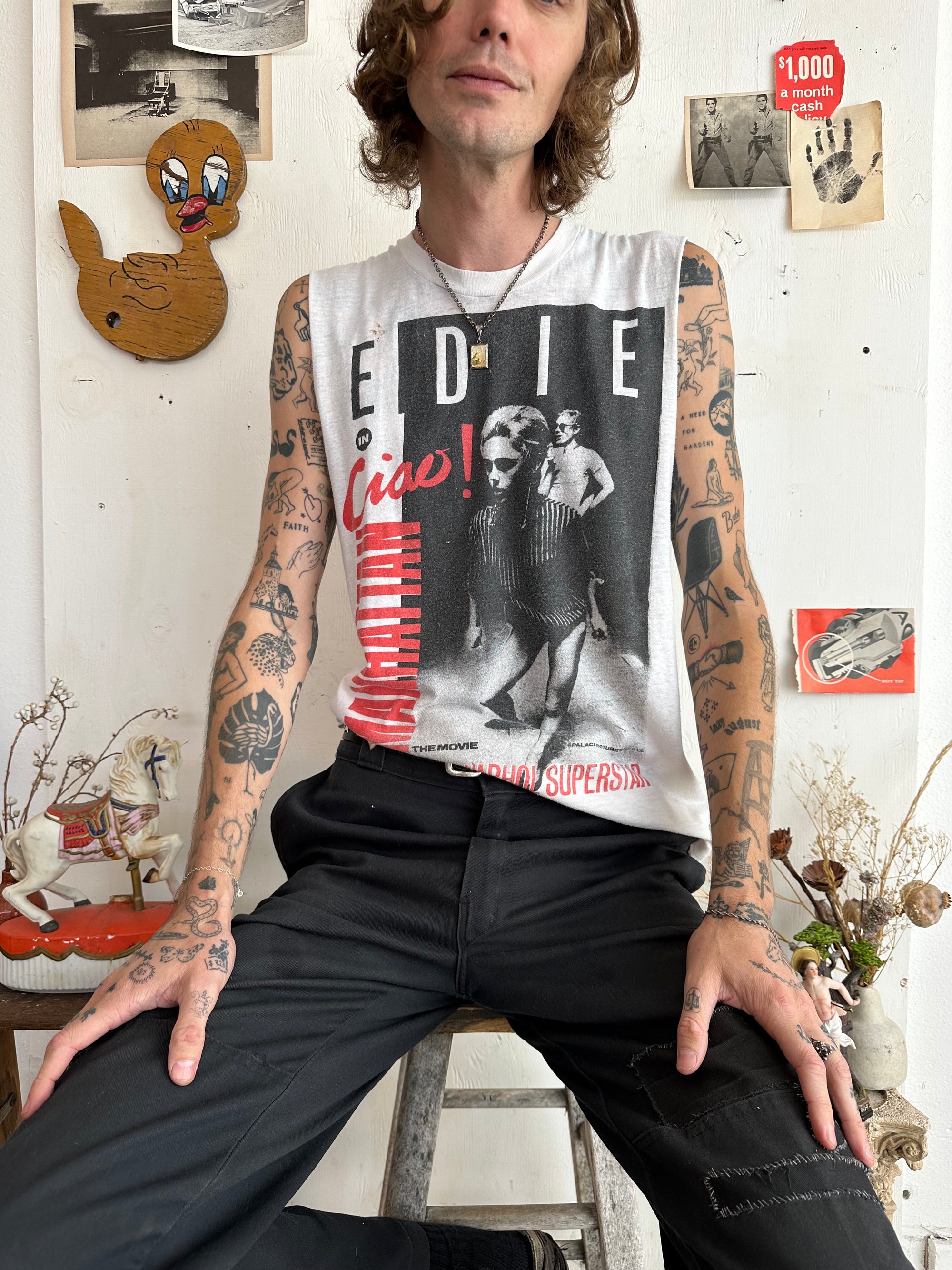 1980s Edie Sedgwick Muscle Tee