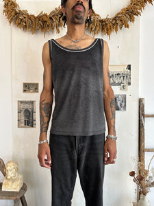 1970s Paper-Thin Black Tank (Boxy XL)