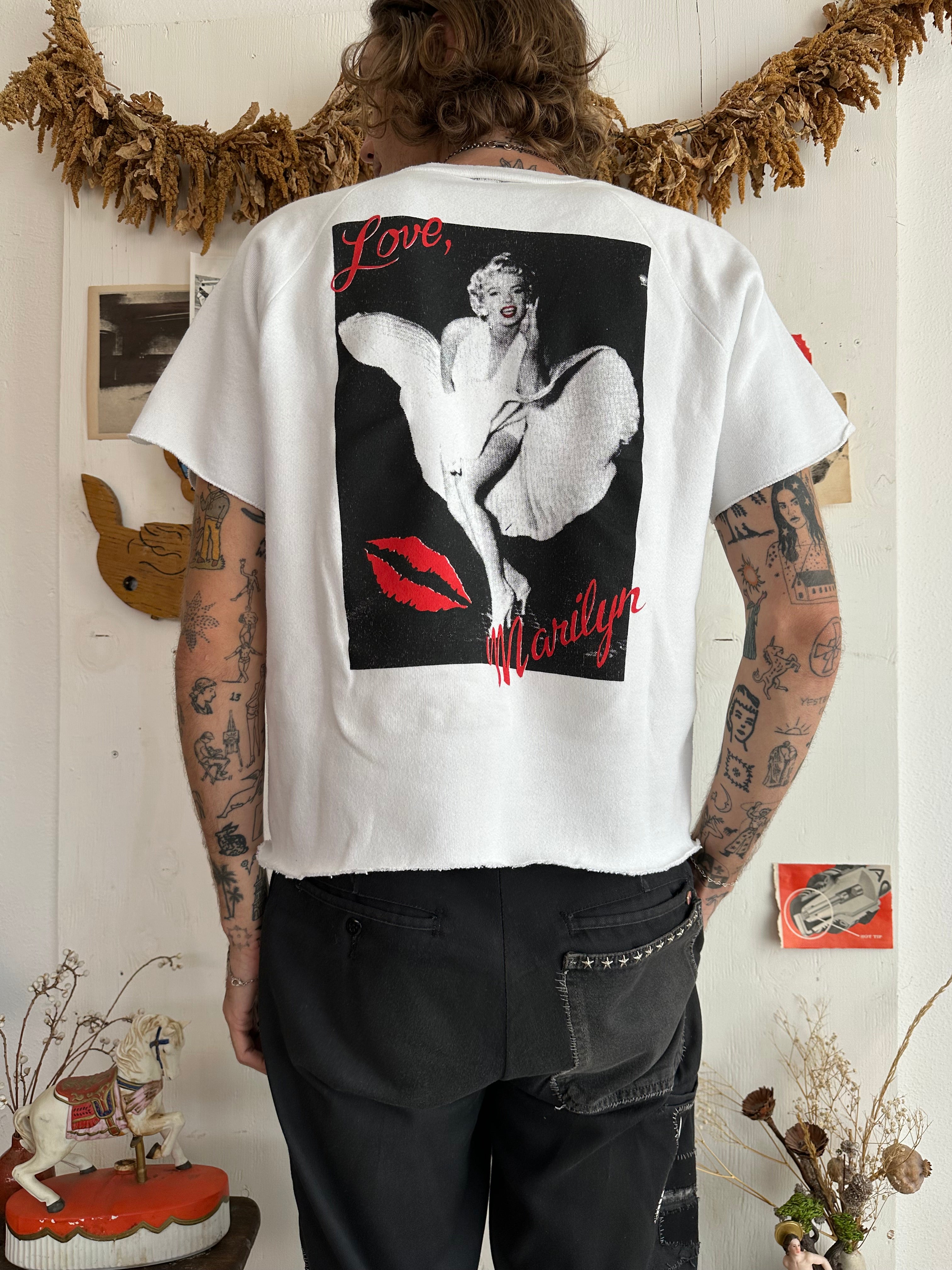 Chopped James Dean/Marilyn Sweatshirt (Boxy M)