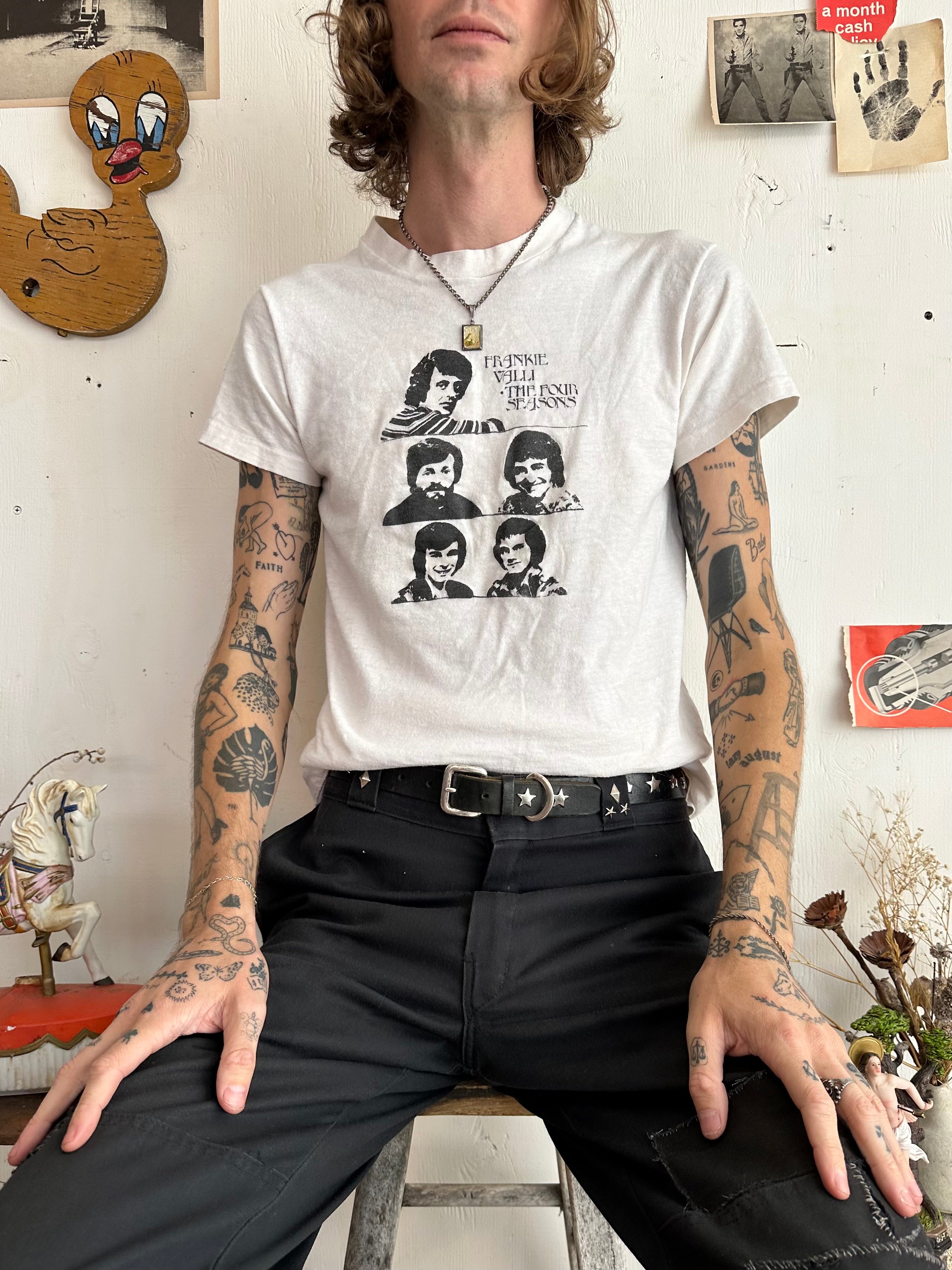 1970s Frankie Vallie and the Four Seasons T-Shirt (M)