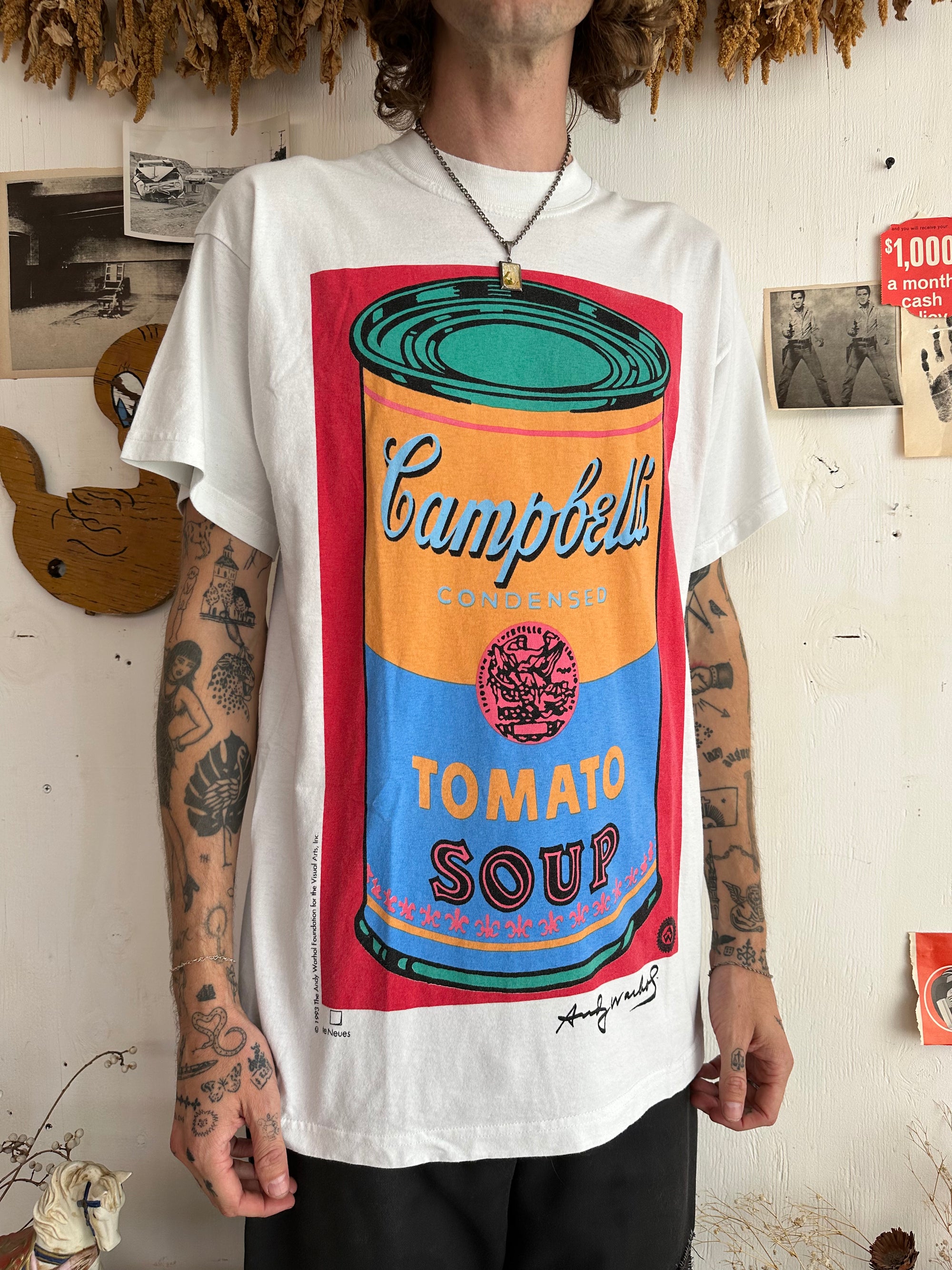 1993 Andy Warhol Campbell Soup Can Tee