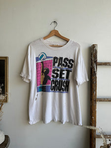 1990s Thrashed Pass,Set, Crush Tee (XL)