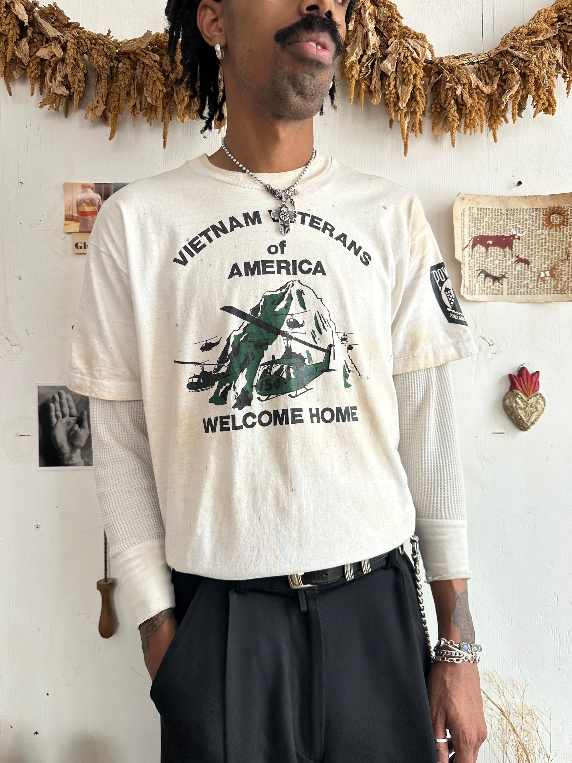 1980s Thrashed Vietnam Veterans of America Tee