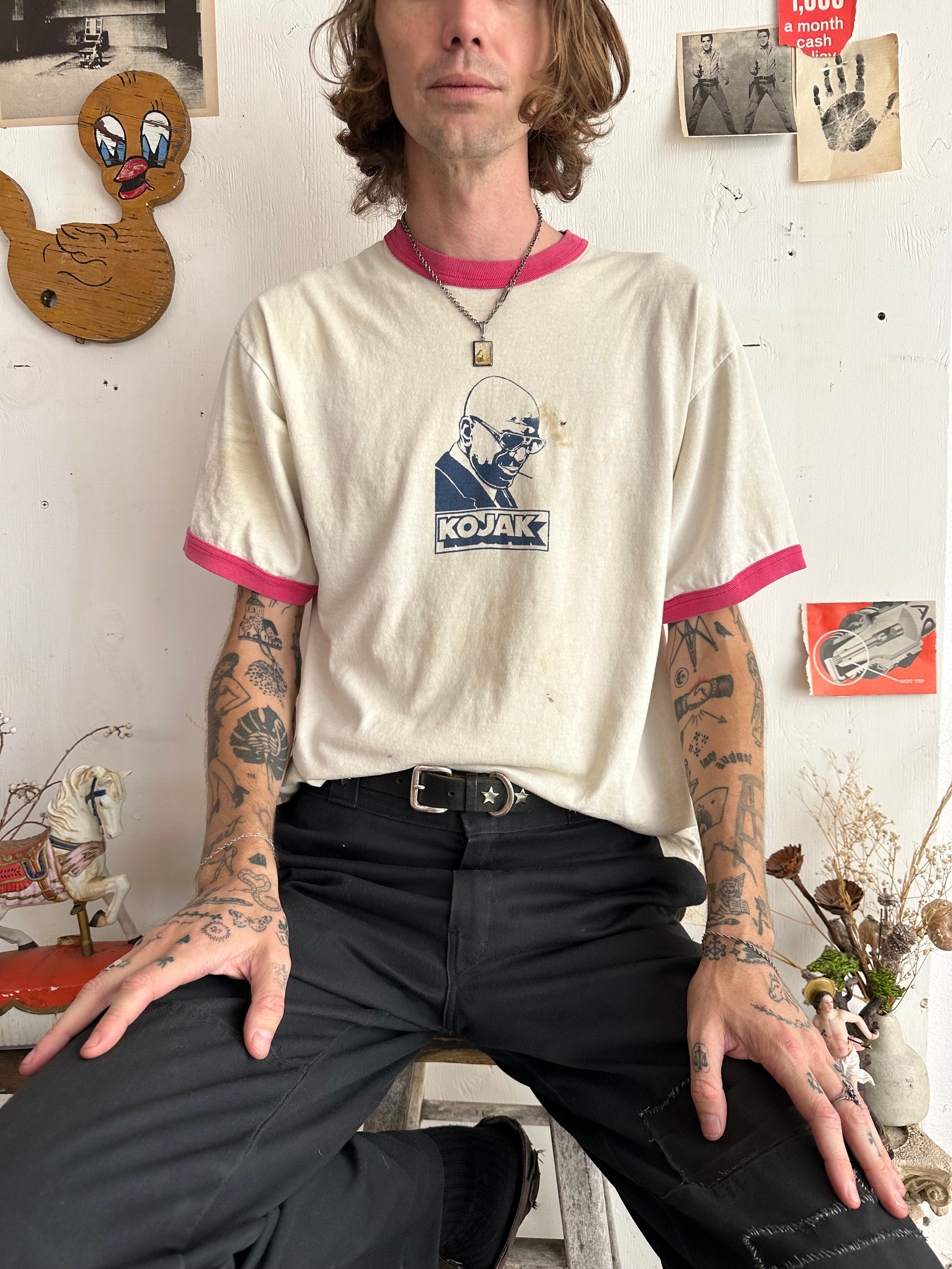 1980s Well-Worn Kojak Ringer (L/XL)