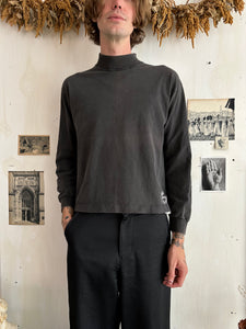 1990s Cropped Hanes Mock Neck (Boxy S/M)