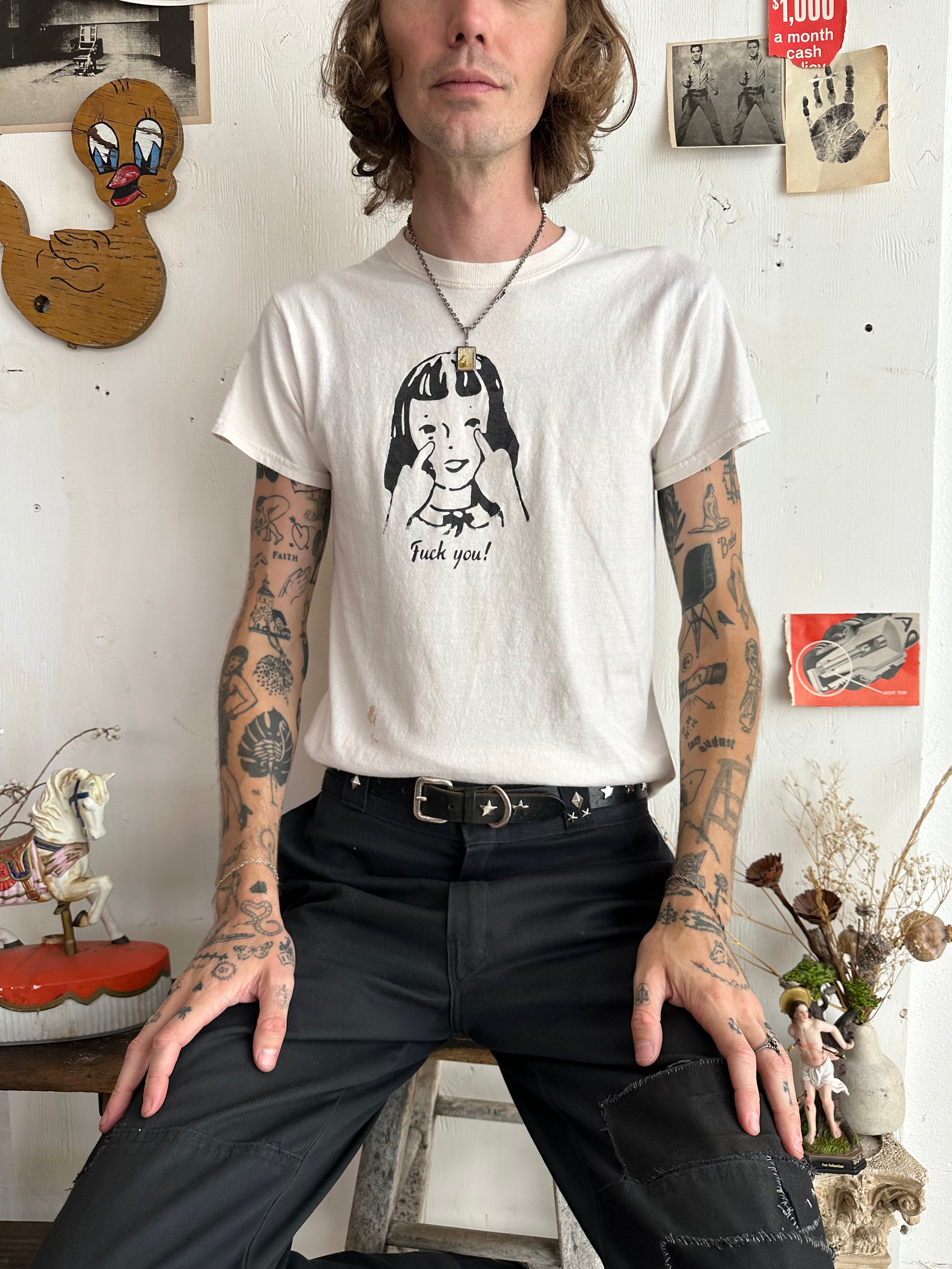 2000s Fuck You! T-Shirt (S/M)