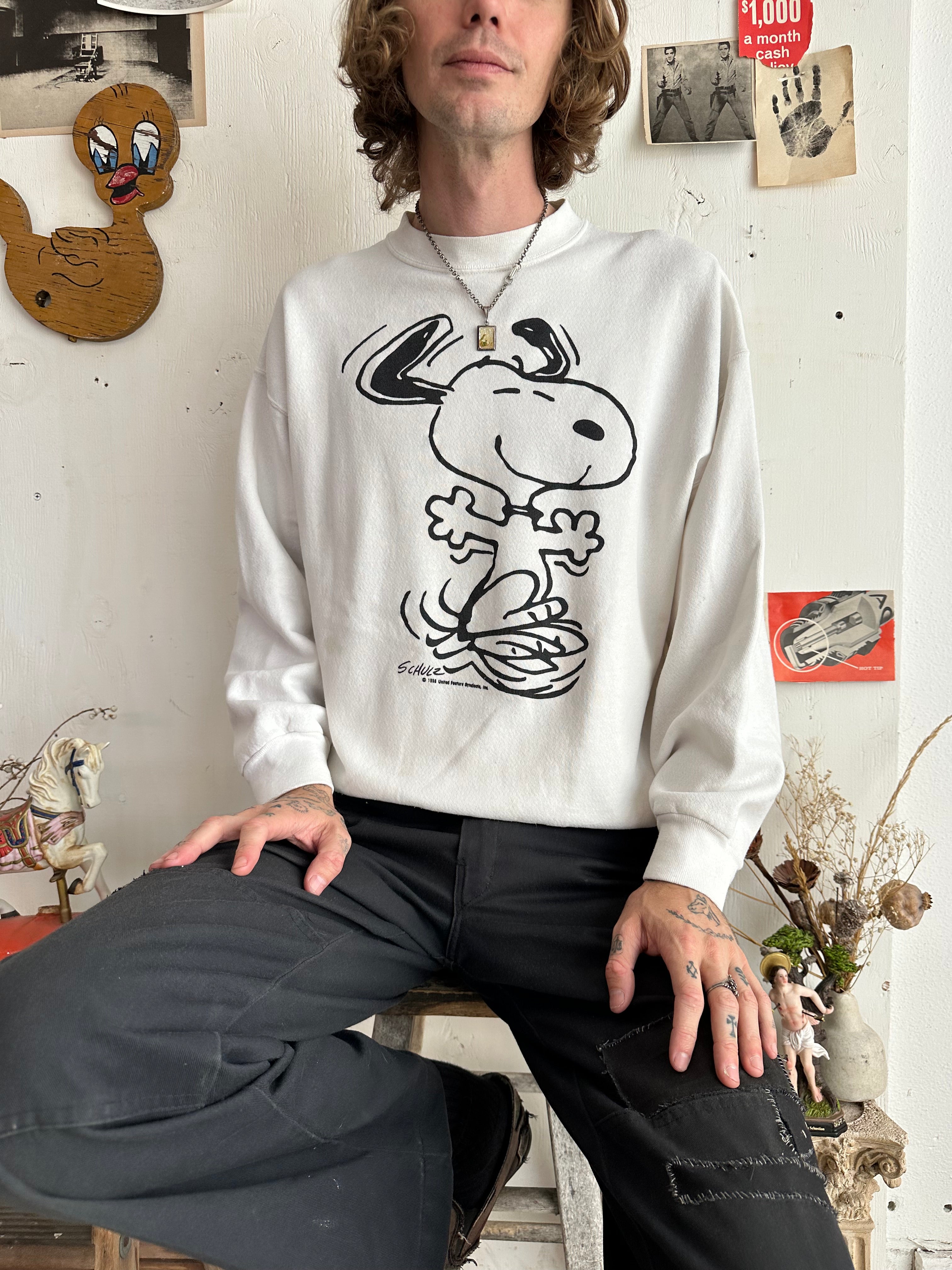 1990s Snoopy Sweatshirt (Boxy M)
