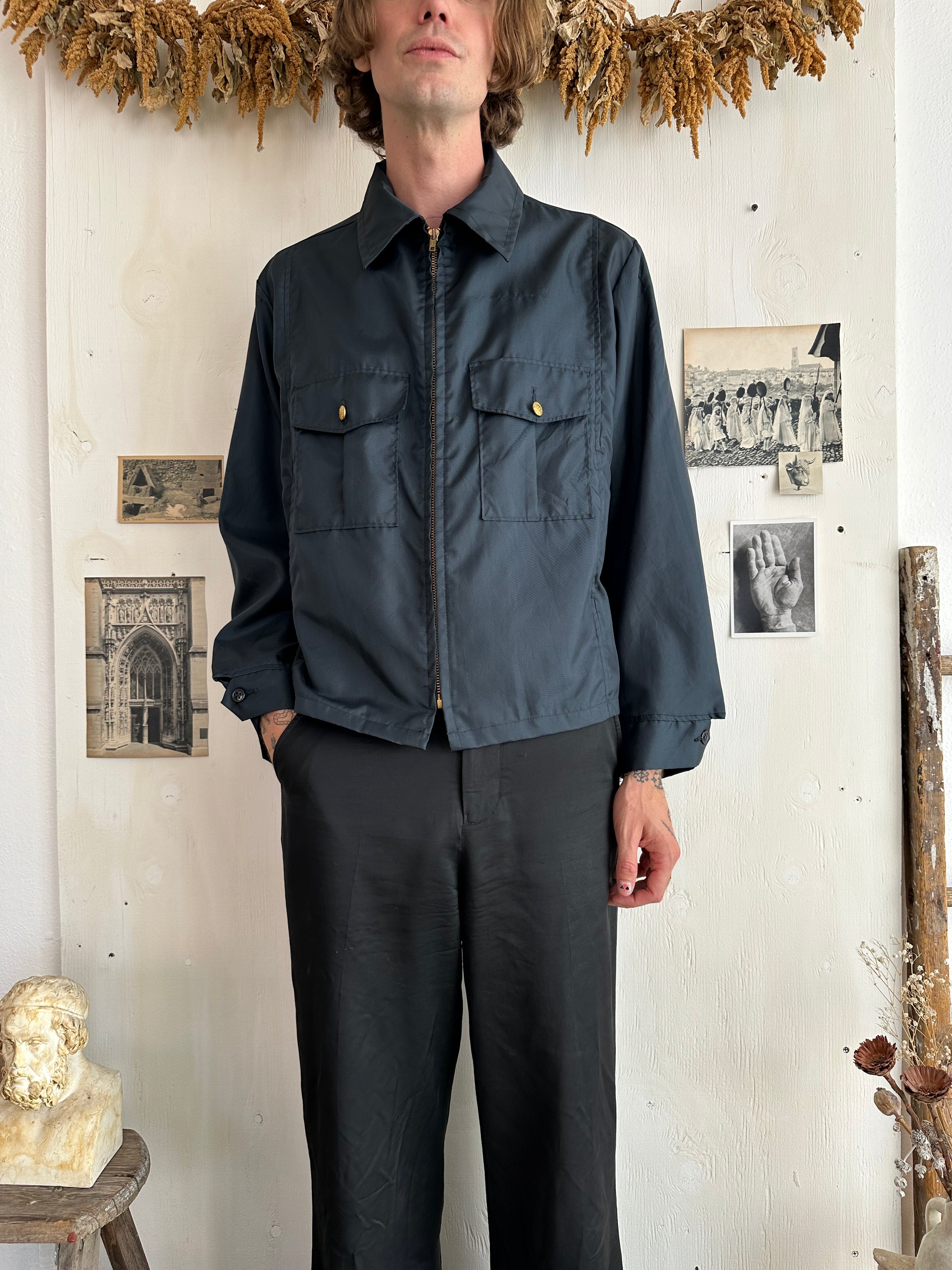 1970s Nylon Work Jacket (Boxy M)