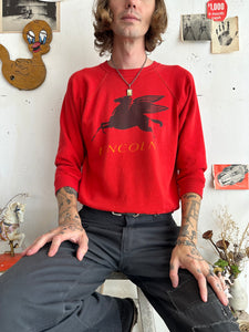 1980s Faded Lincoln Sweatshirt (Boxy S)