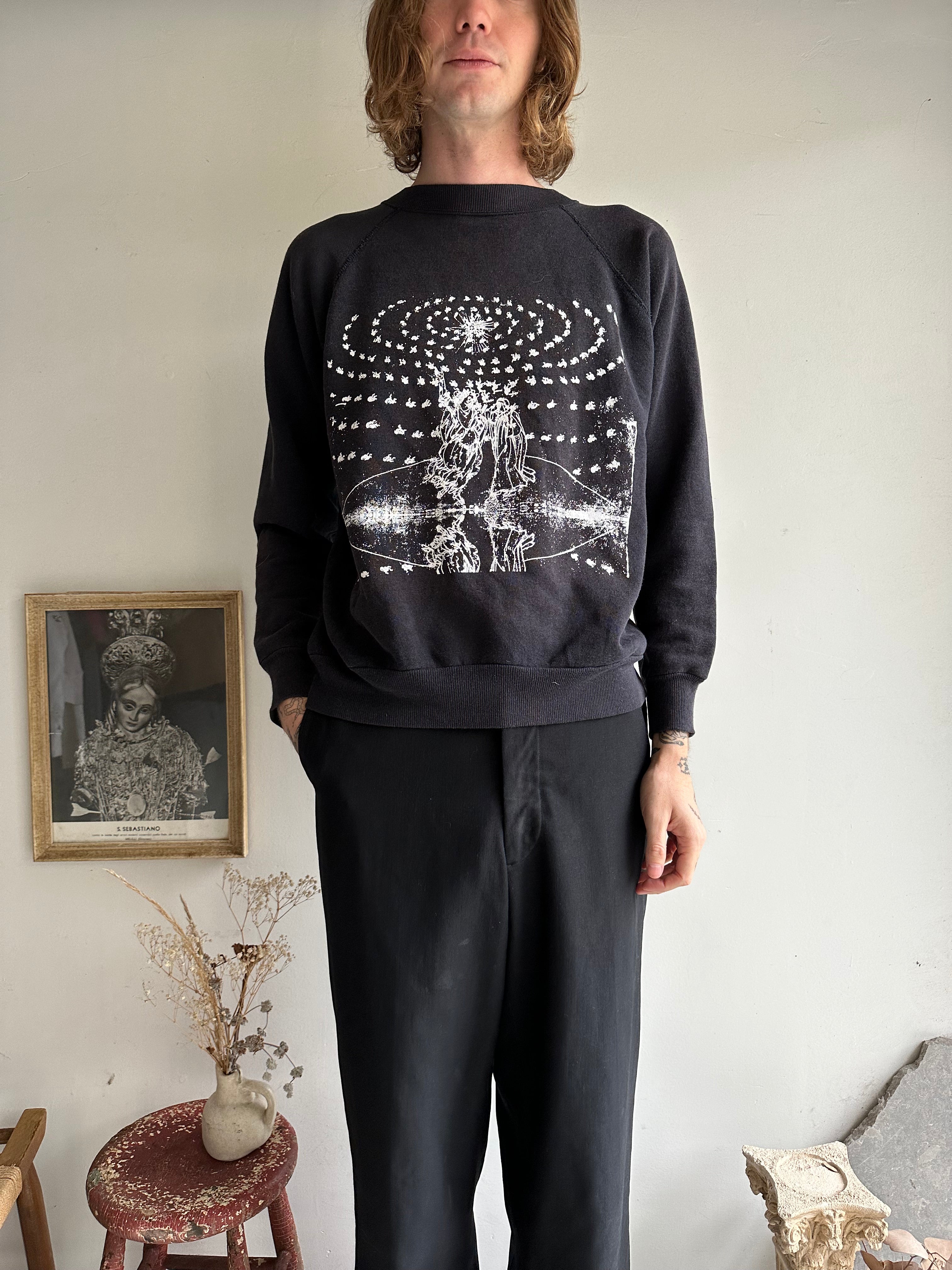 1980s Screen-Printed Sweatshirt (M)