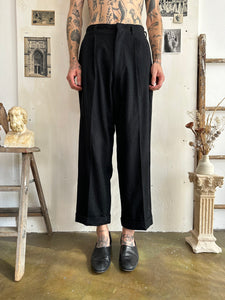 1990s Pleated Wool Trousers (32/30)