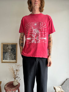 1990s Screen-Printed Faded Red Pocket Tee (L/XL)