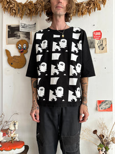 1990s Pop Art Portrait T-Shirt (Boxy L)