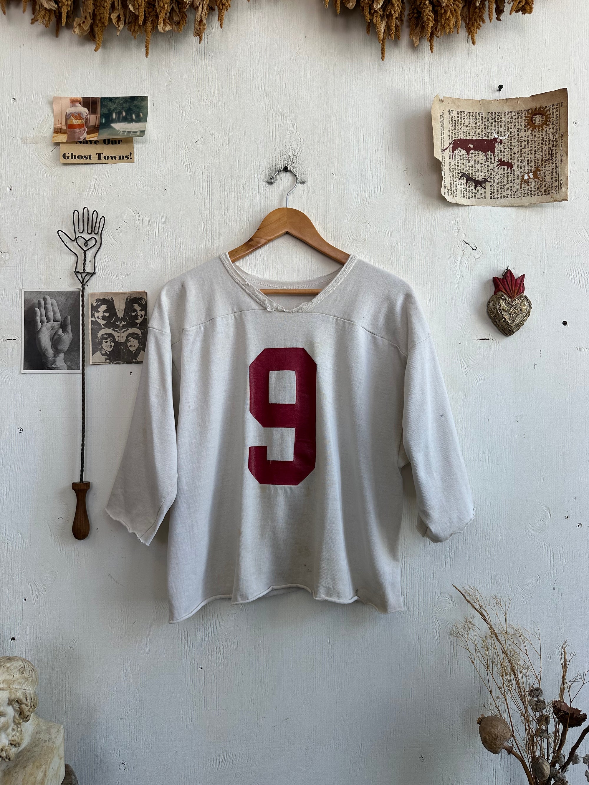 1970s Well Worn Number Nine Jersey Half Sleeve