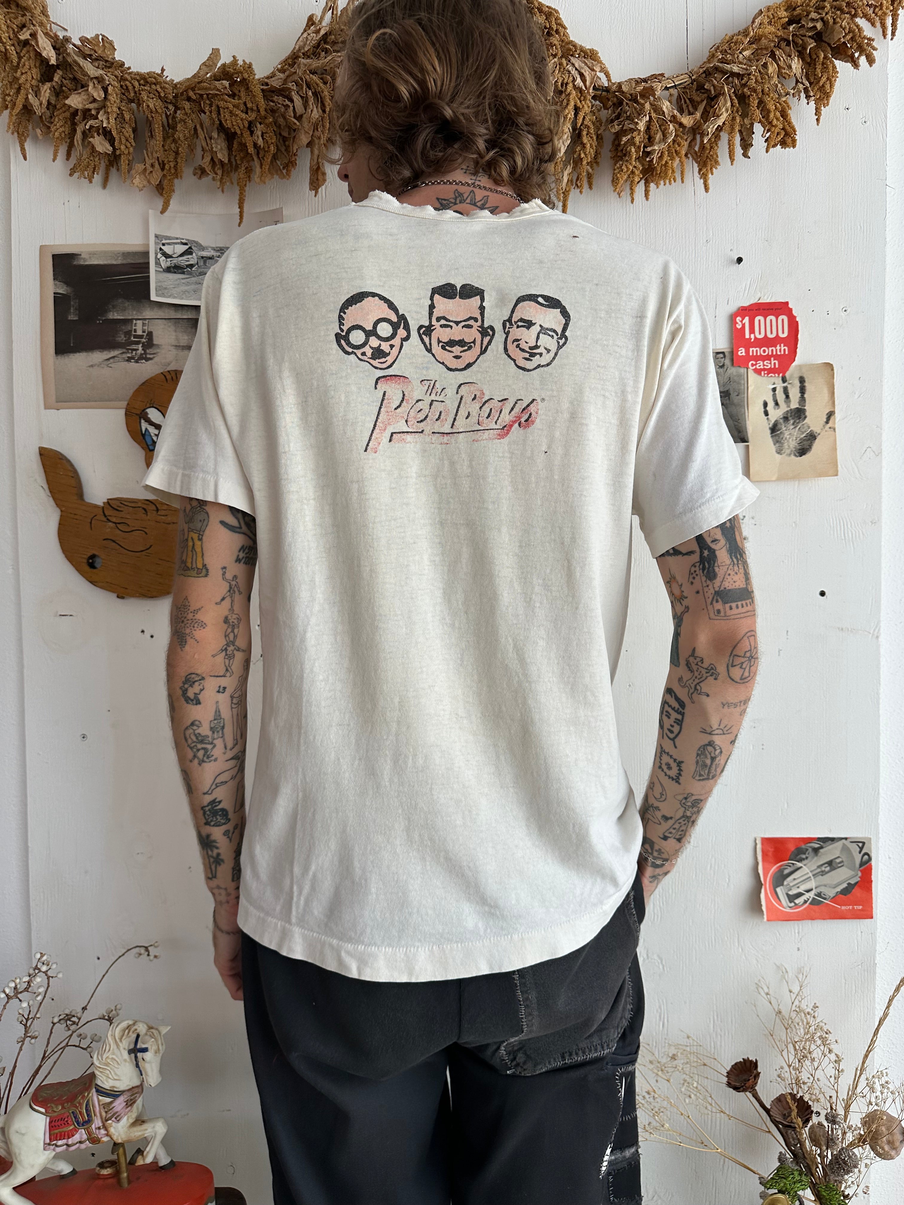 1990s Well Worn Pep-Boys T-Shirt (M)