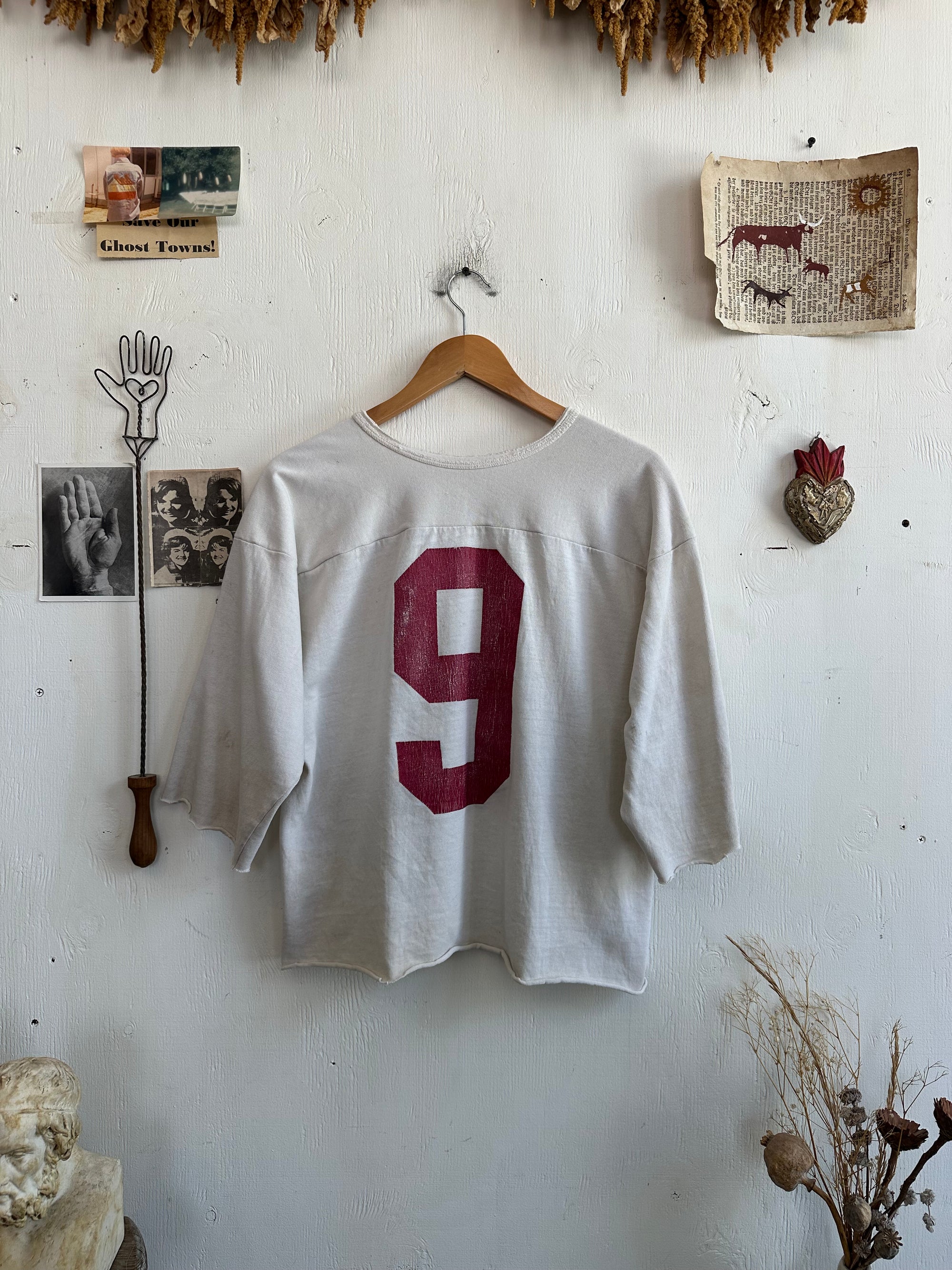 1970s Well Worn Number Nine Jersey Half Sleeve