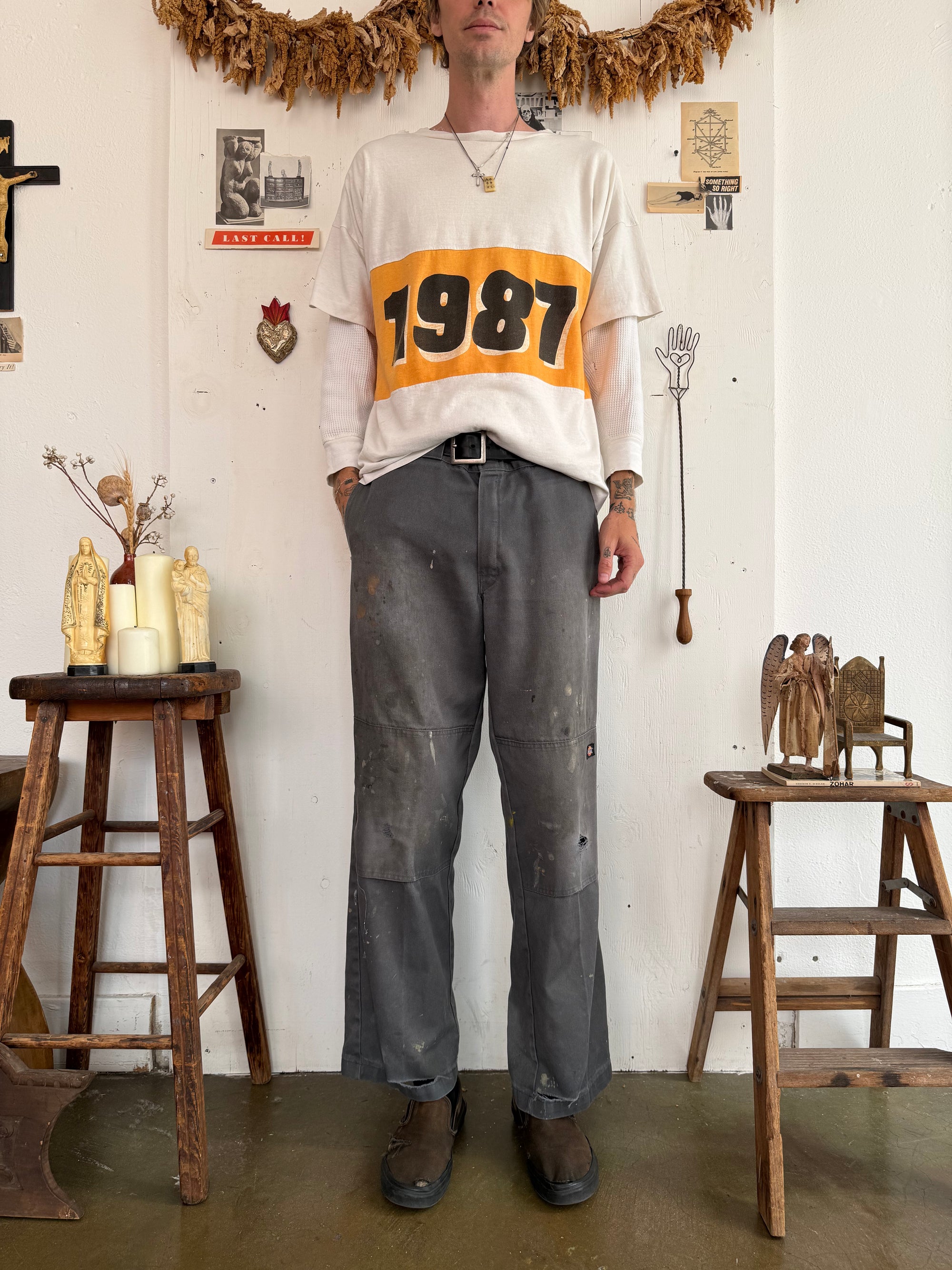 1980s Well Worn 1987 Tee