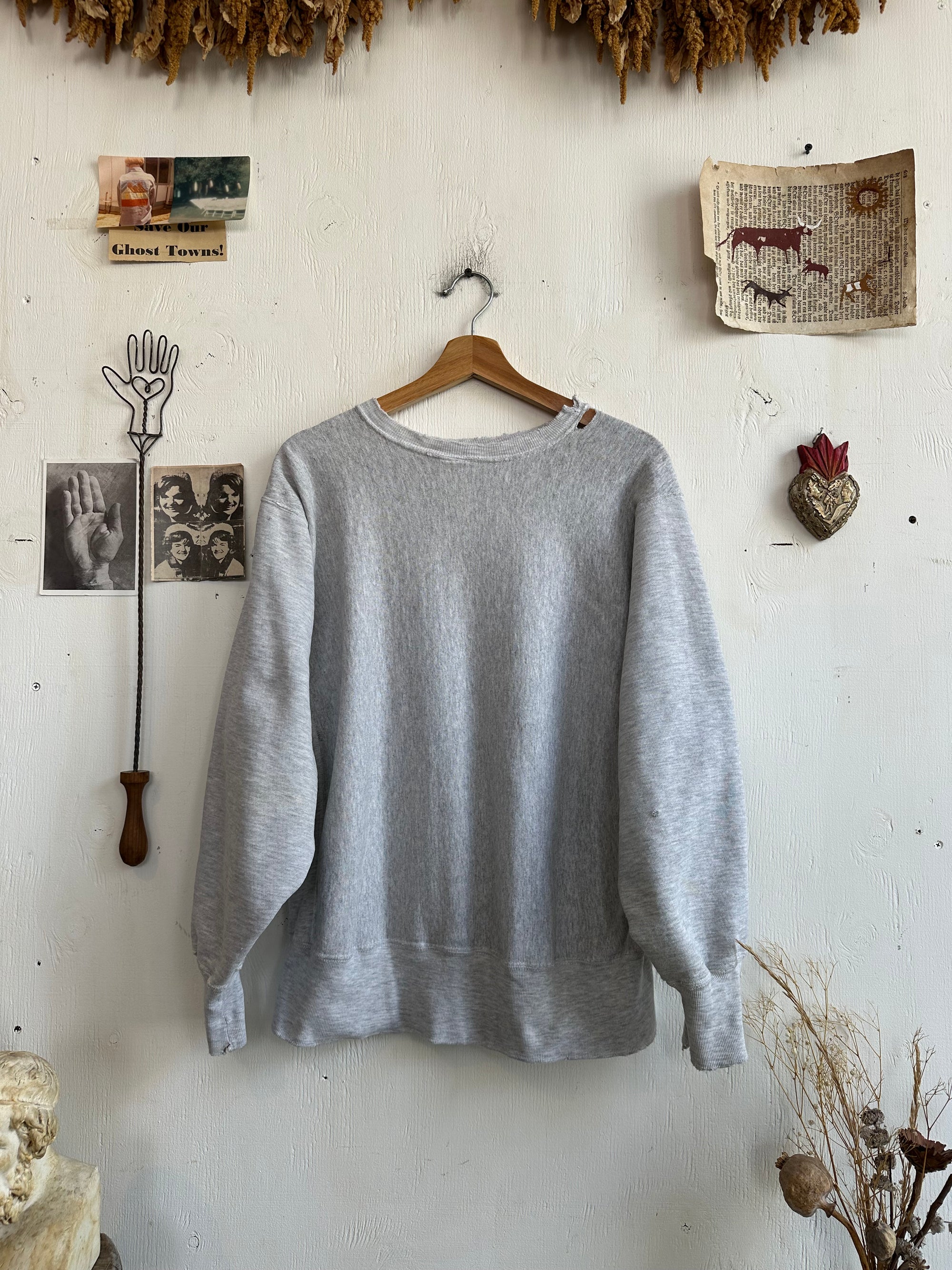 1990s Well Worn Reverse Weave Champion Sweatshirt