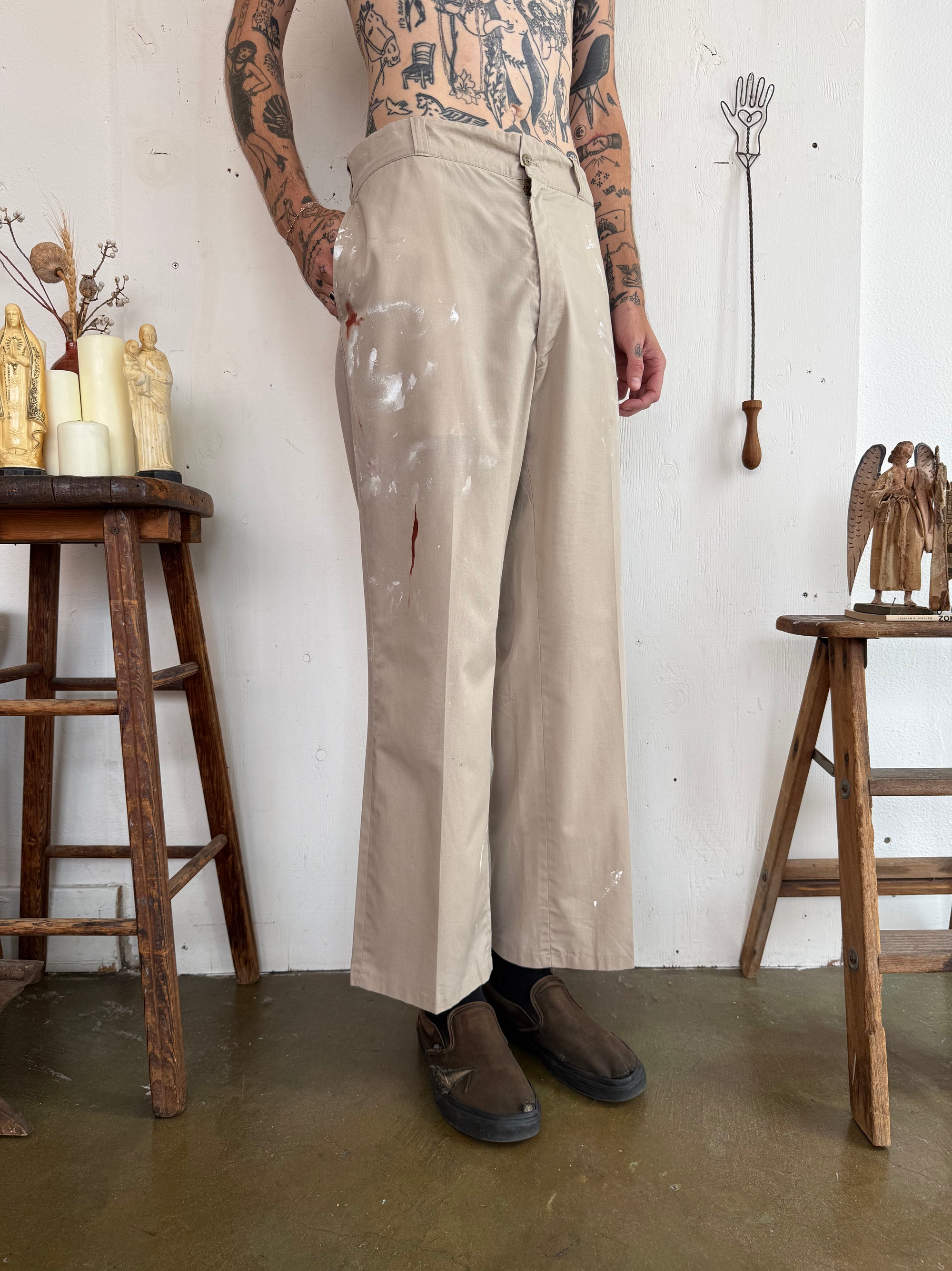 1960s Paint Covered Work Trousers