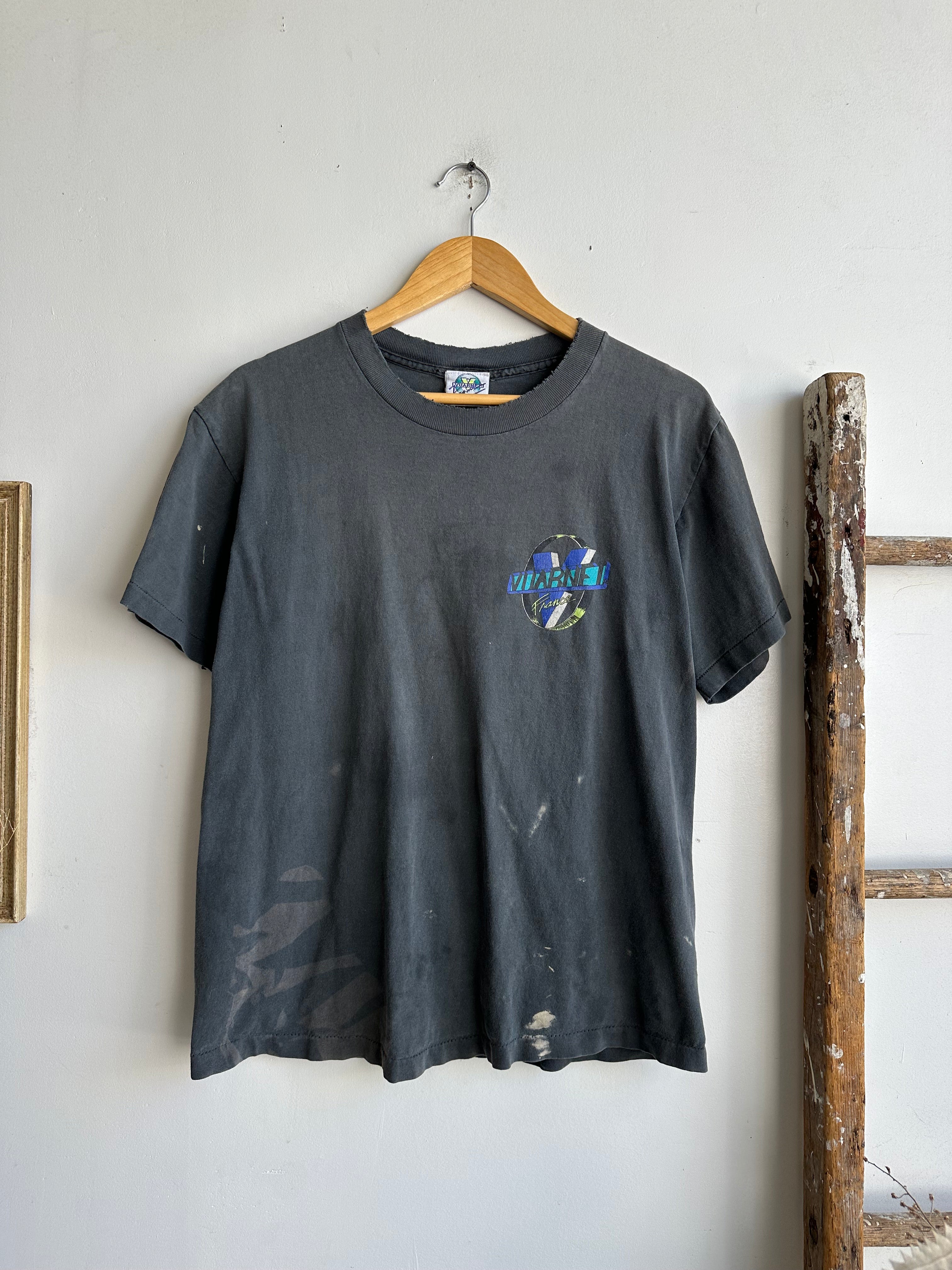 1980s Well-Worn Vuarnet Sunglasses T-Shirt (M)