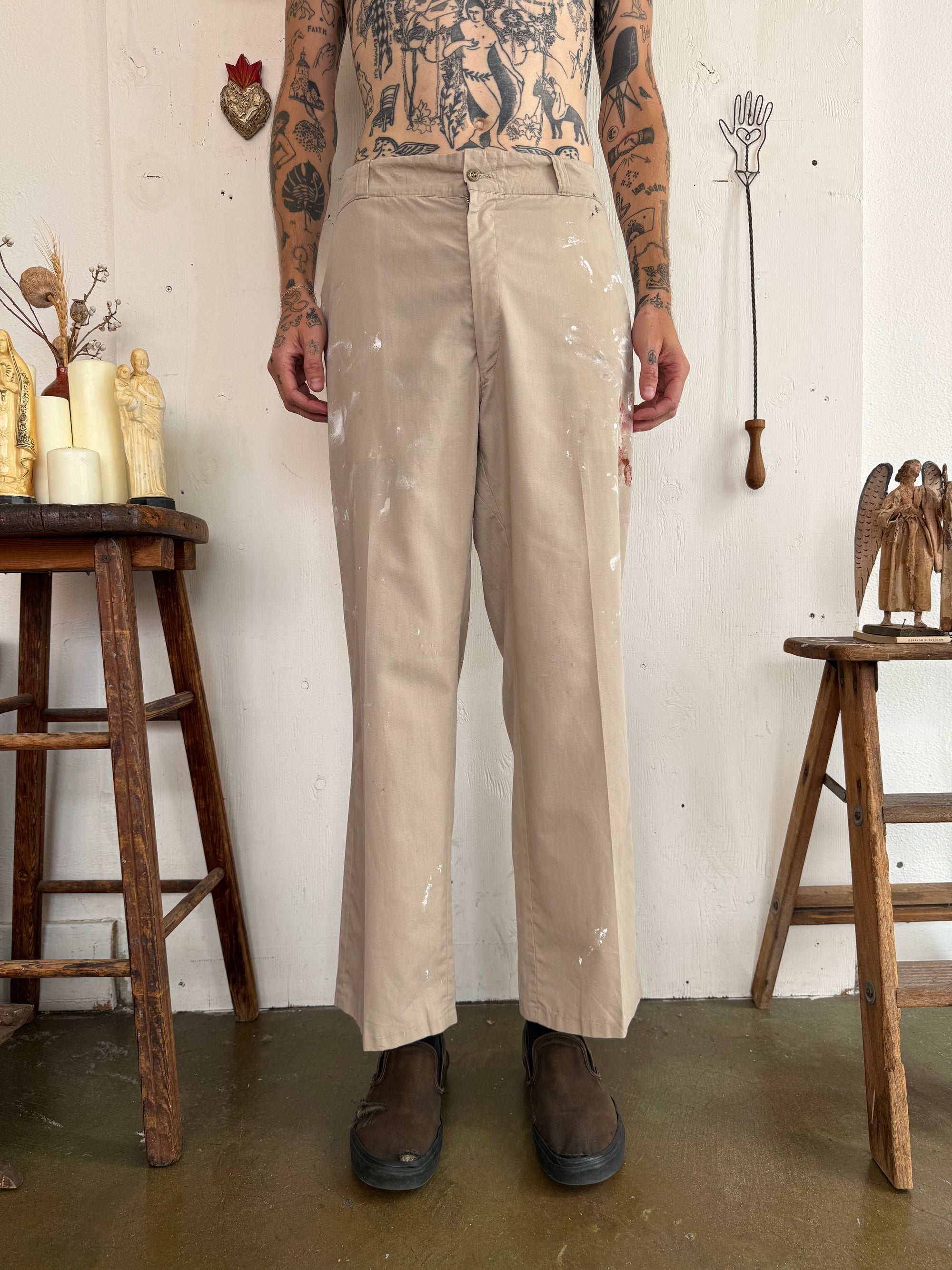 1960s Paint Covered Work Trousers