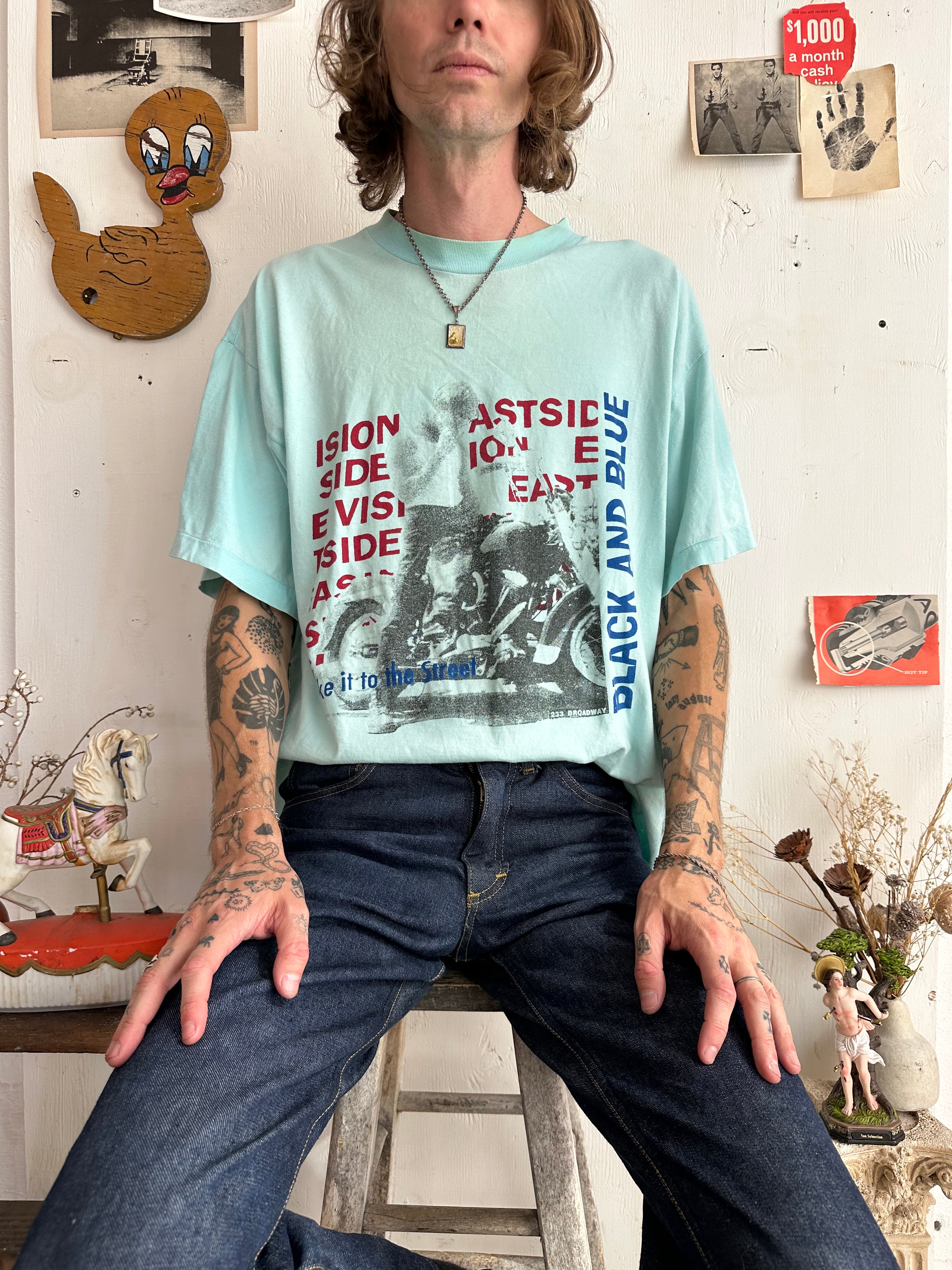 1980s Black and Blue Tee (XL)