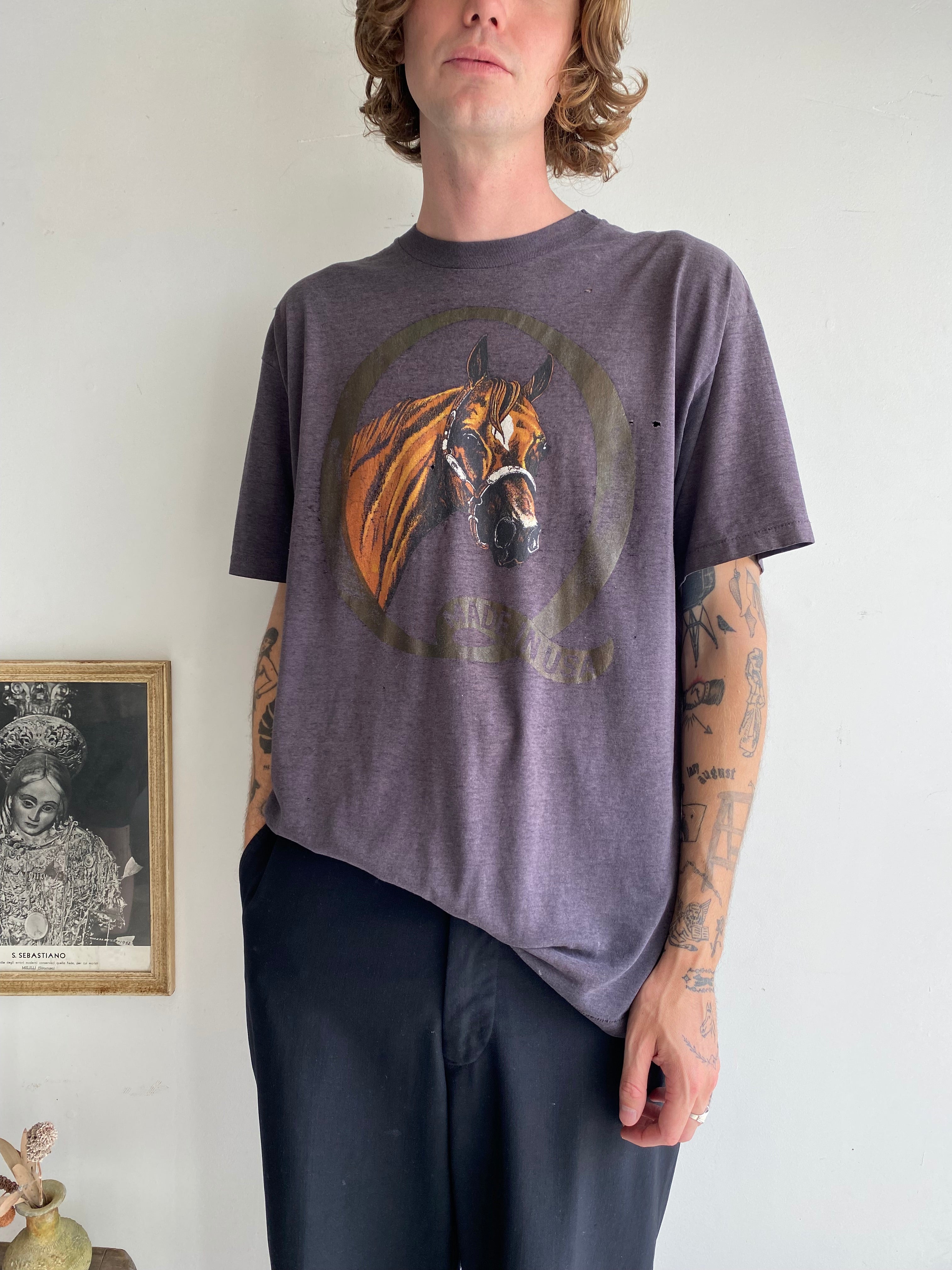 1980s Horse T-Shirt (XL)