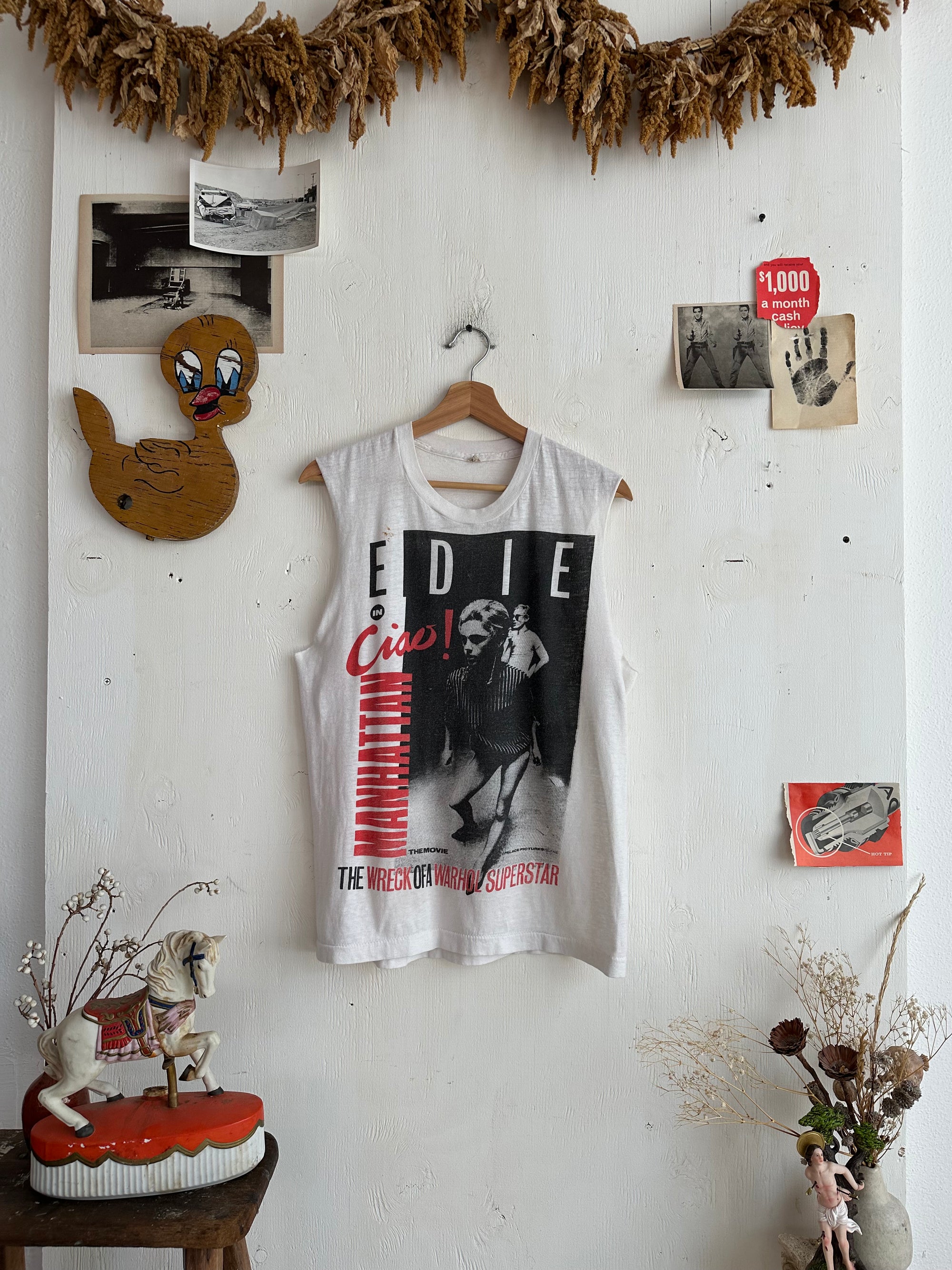 1980s Edie Sedgwick Muscle Tee