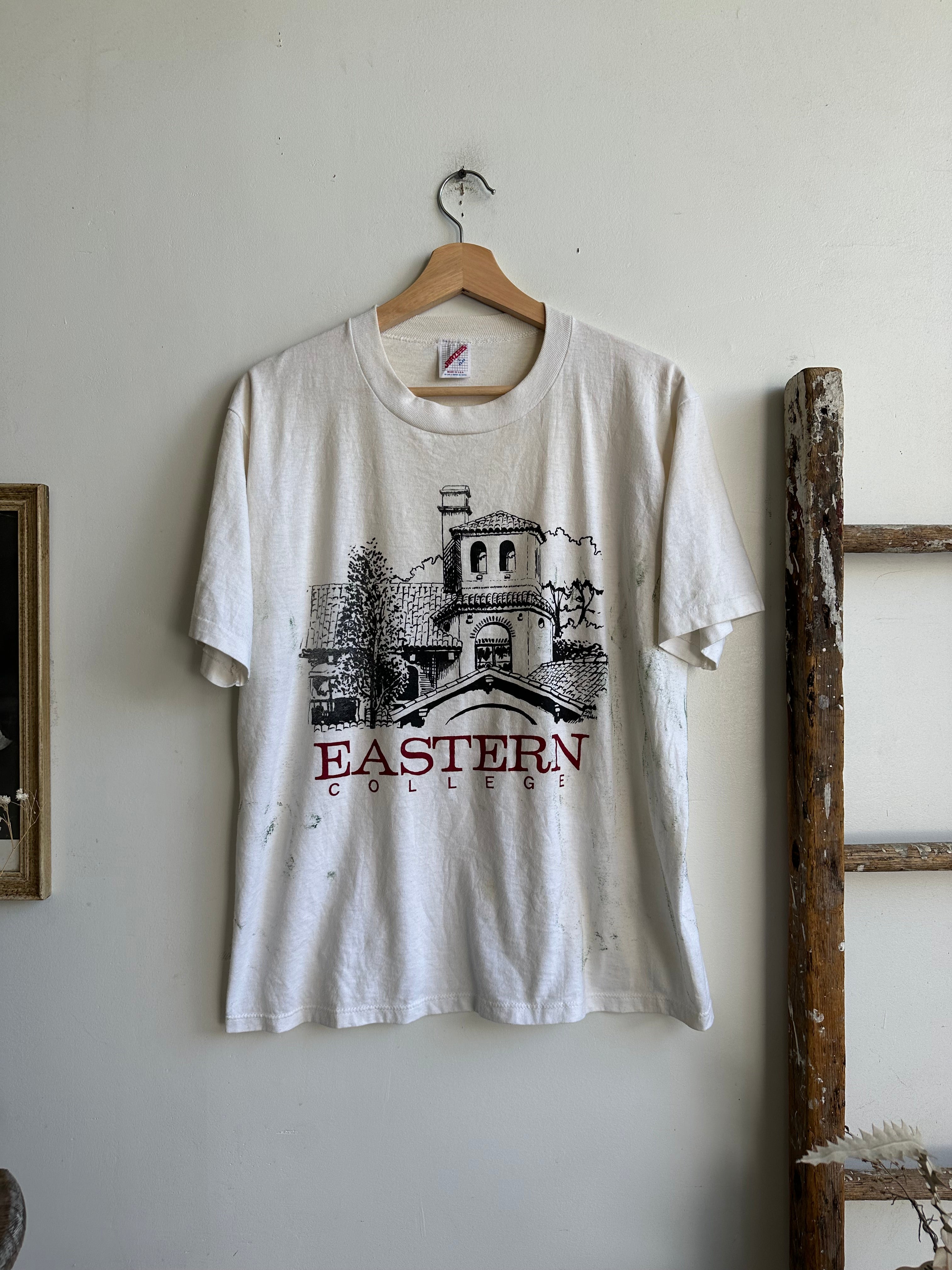 1980s Well-Worn Eastern College T-Shirt (L)