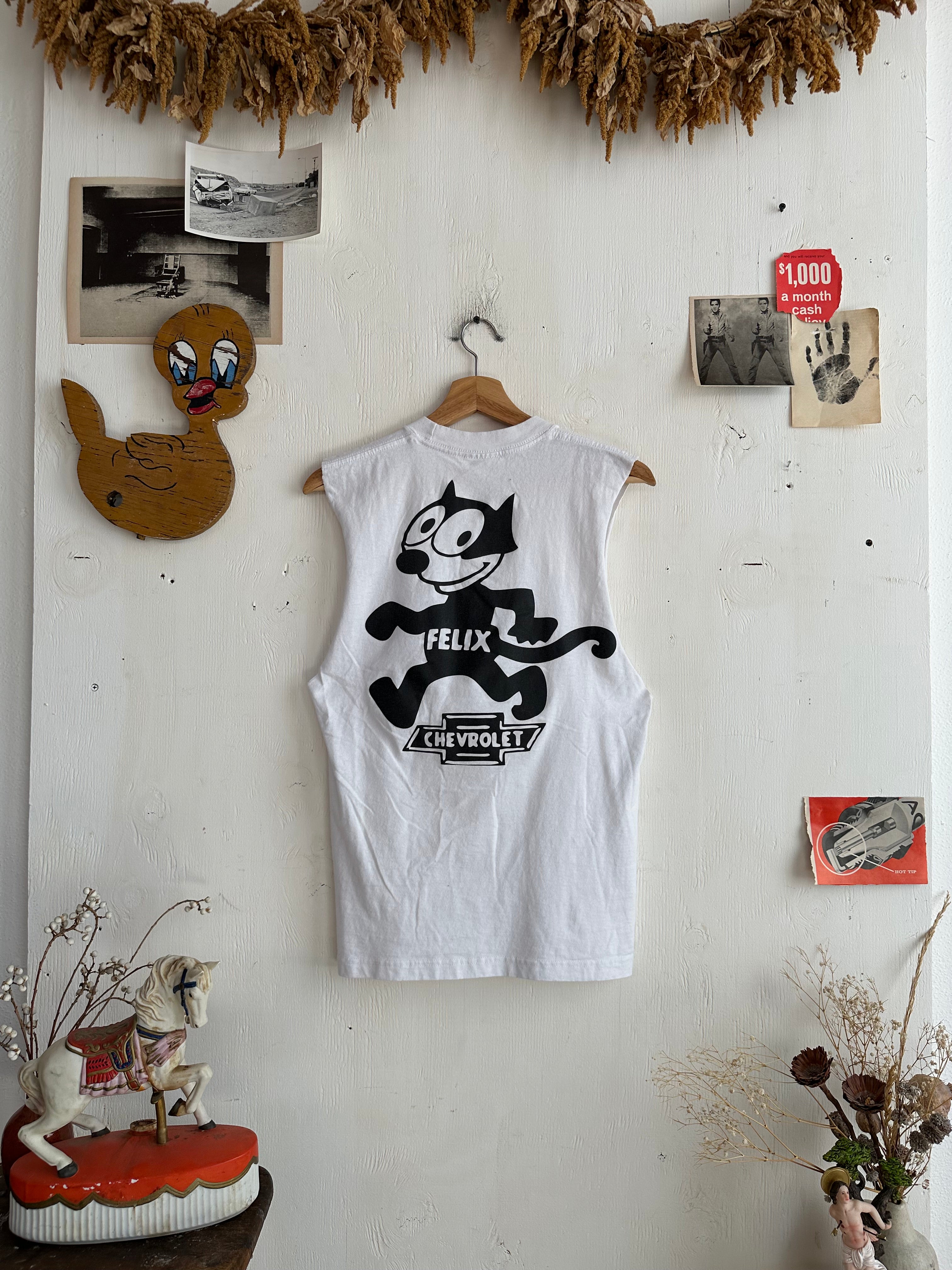 1990s Chopped Felix the Cat Muscle Tee (S/M)