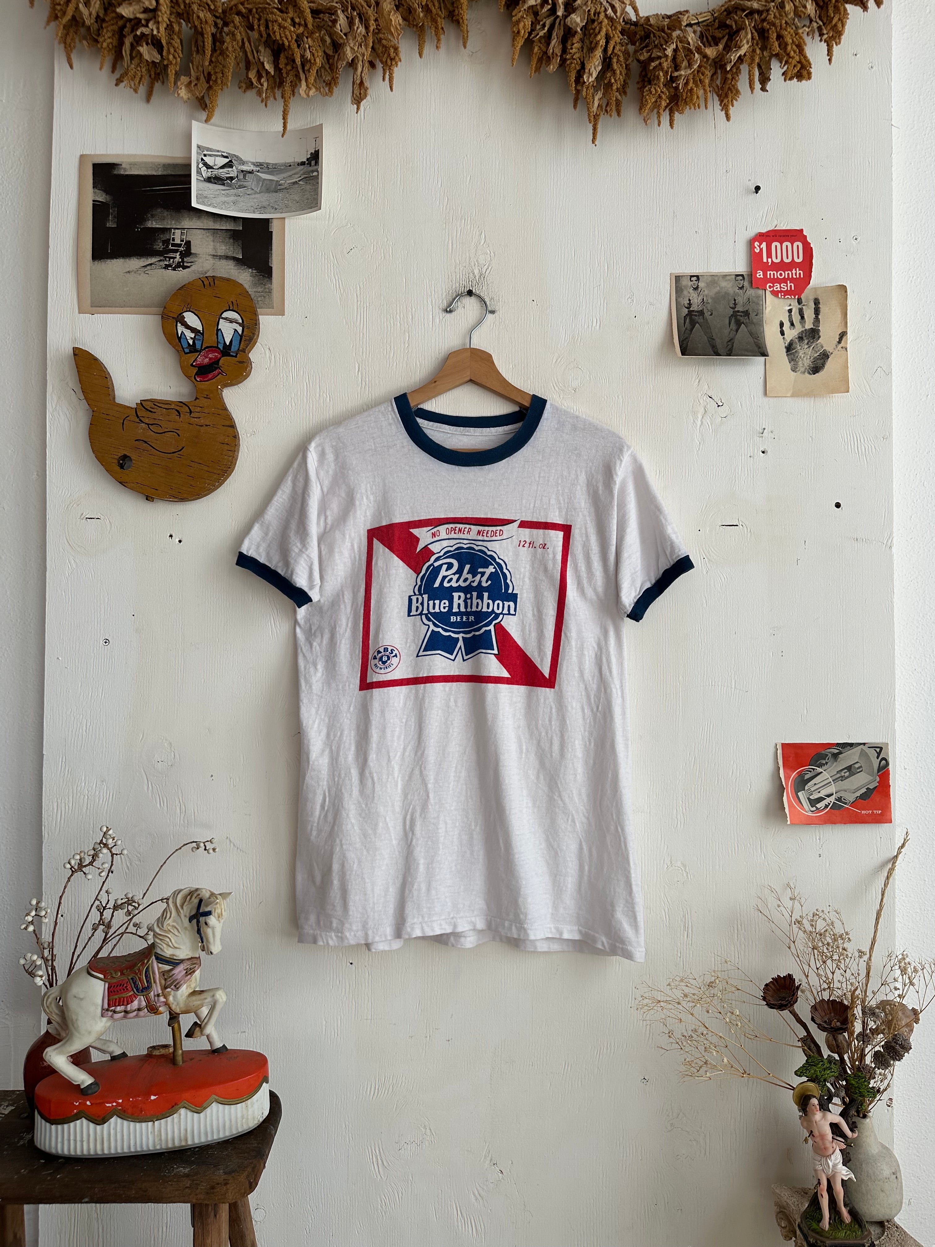 1980s Pabst Blue Ribbon T-Shirt (M/L)