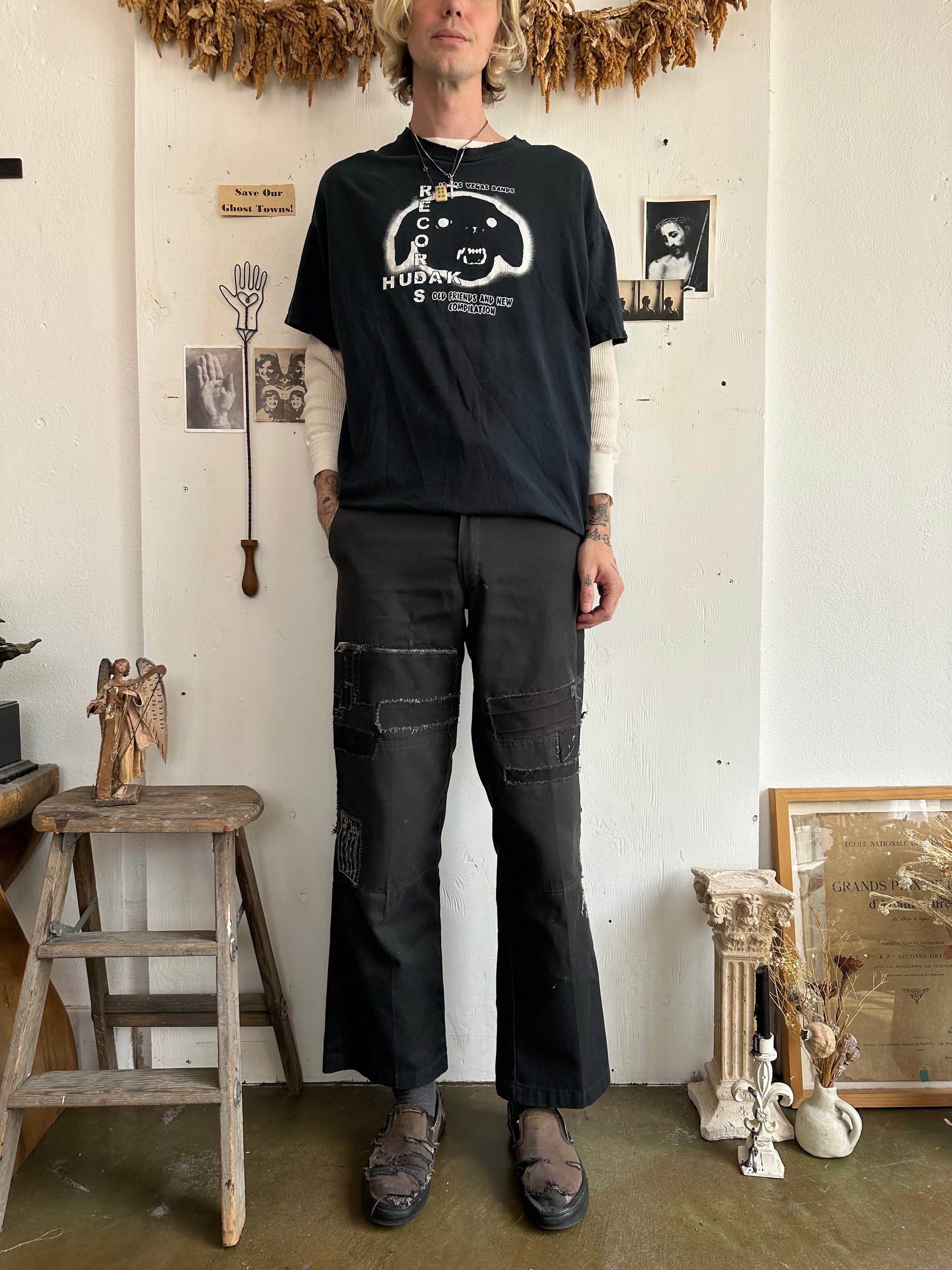 2000s Well Worn Hudak Records Tee
