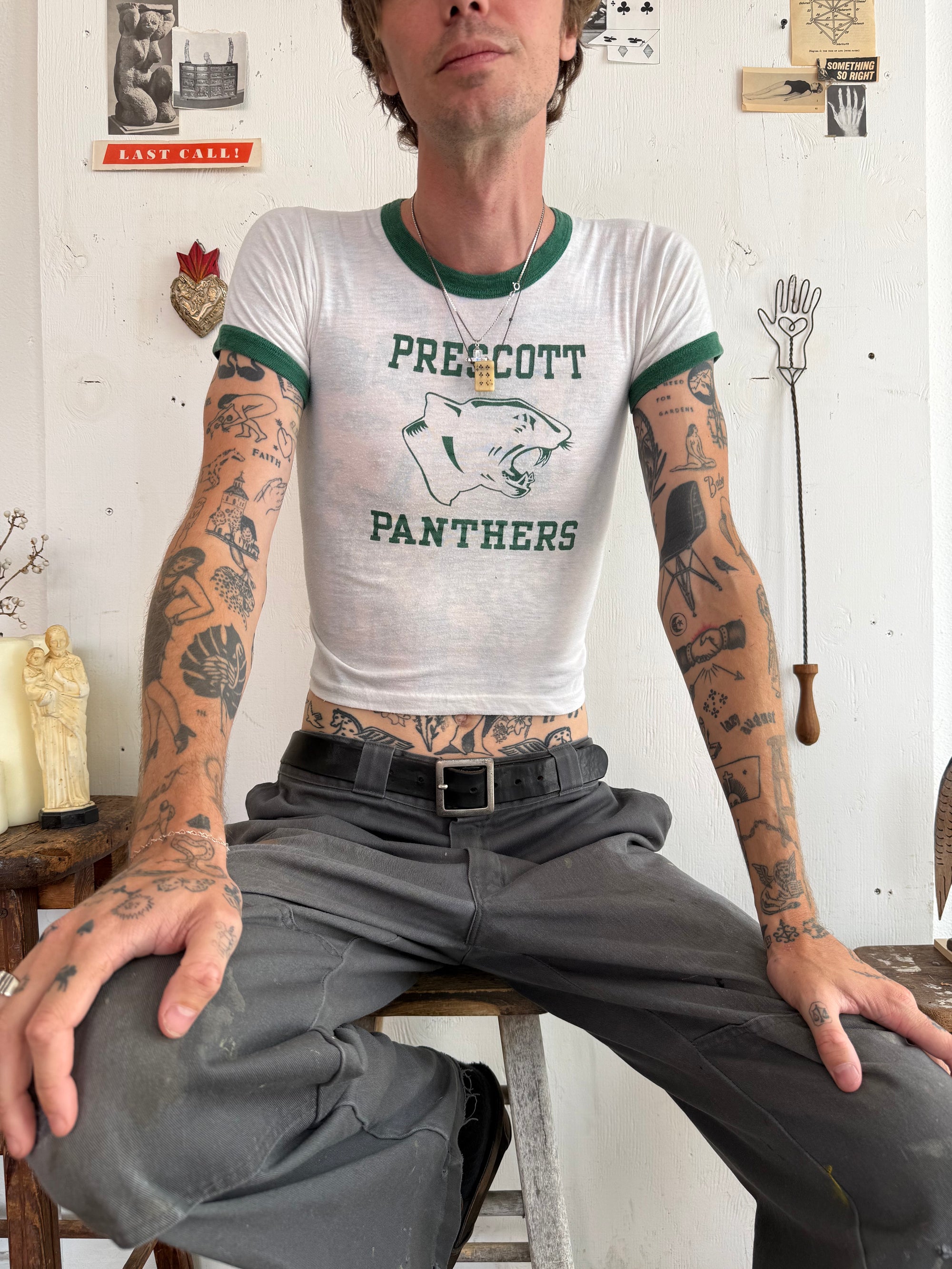 1960s Prescott Panthers Ringer