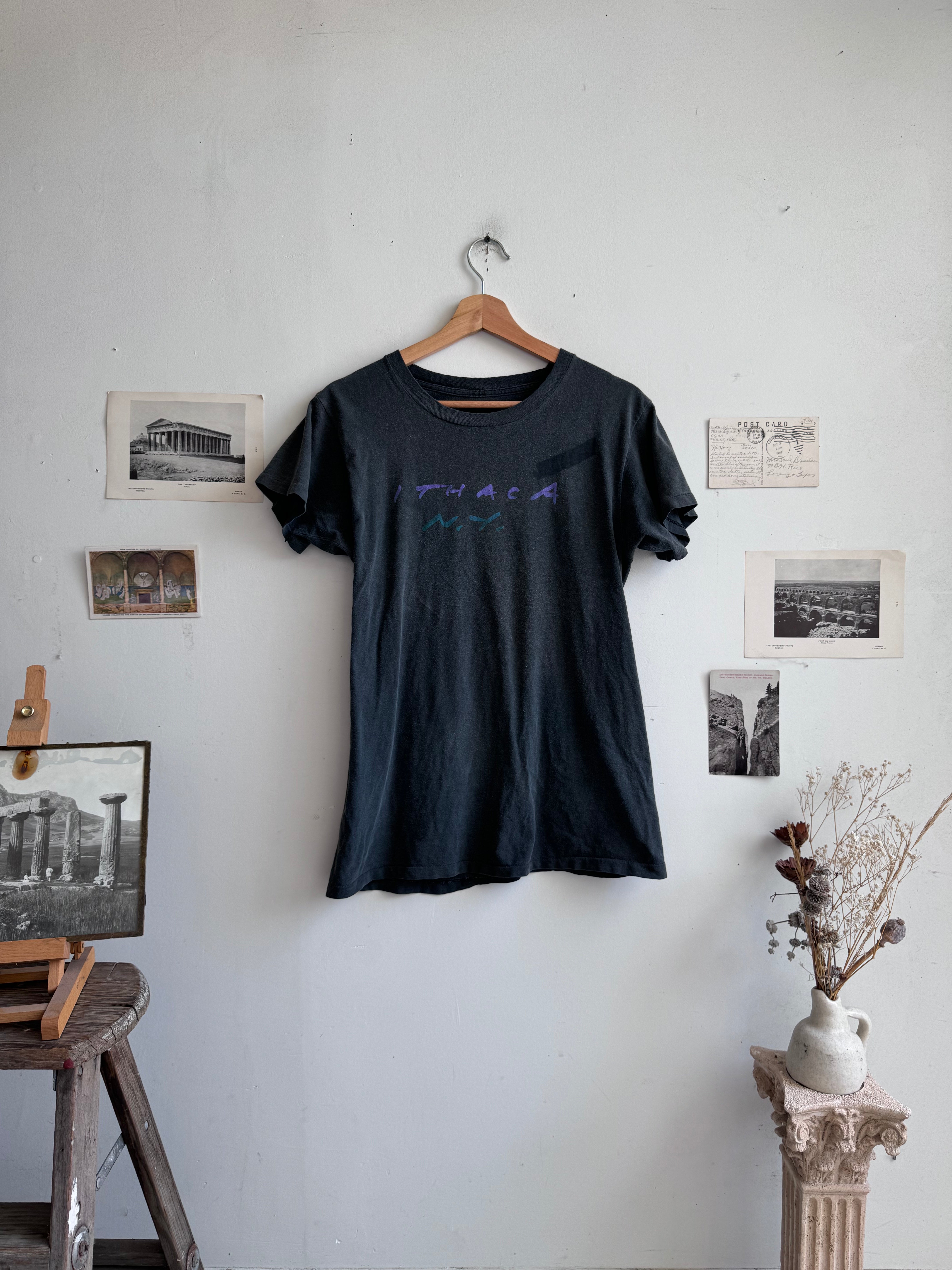 1970s Sunfaded Ithaca New York Tee (M/L)