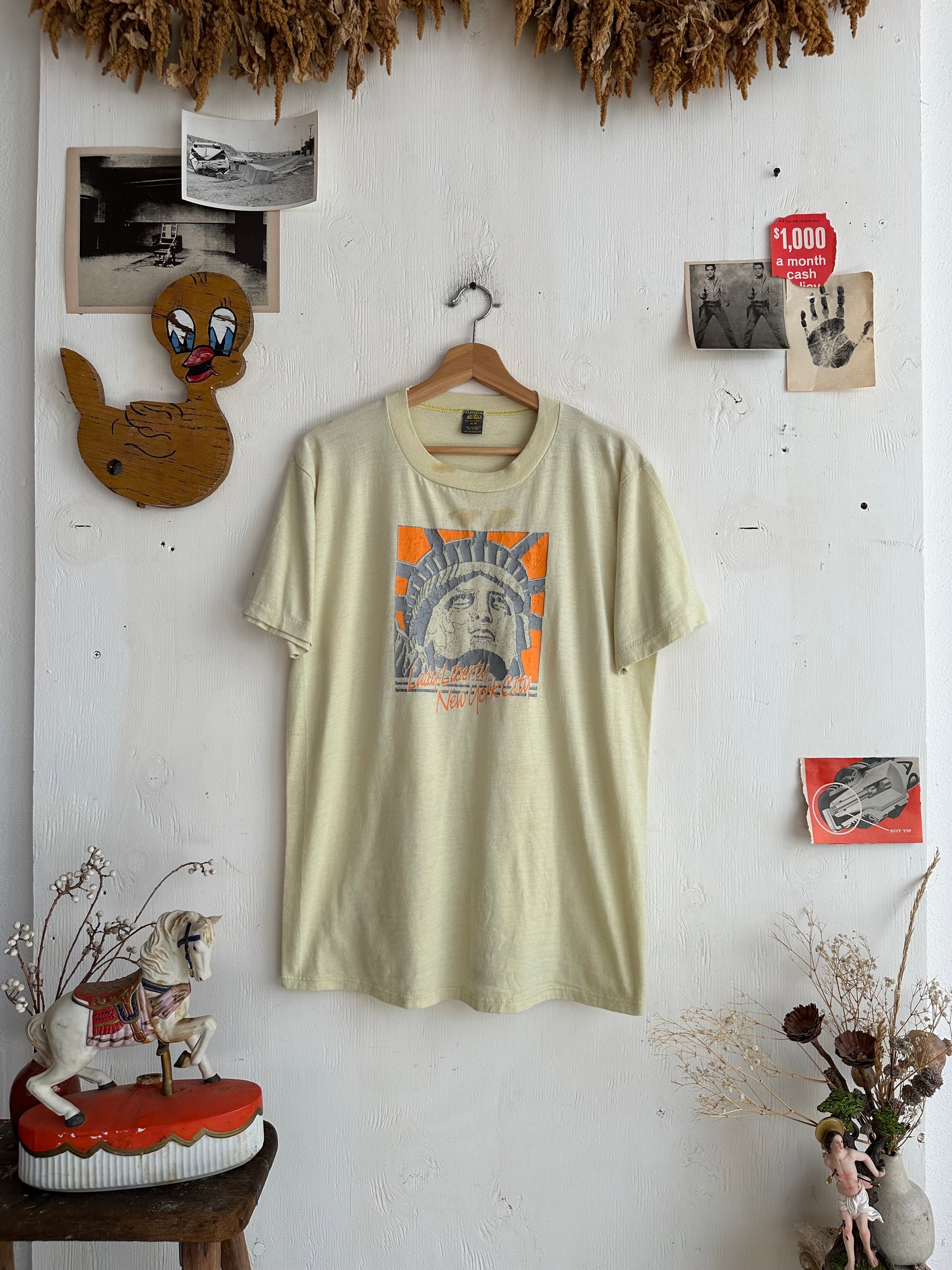 1980s Faded Lady Liberty T-Shirt